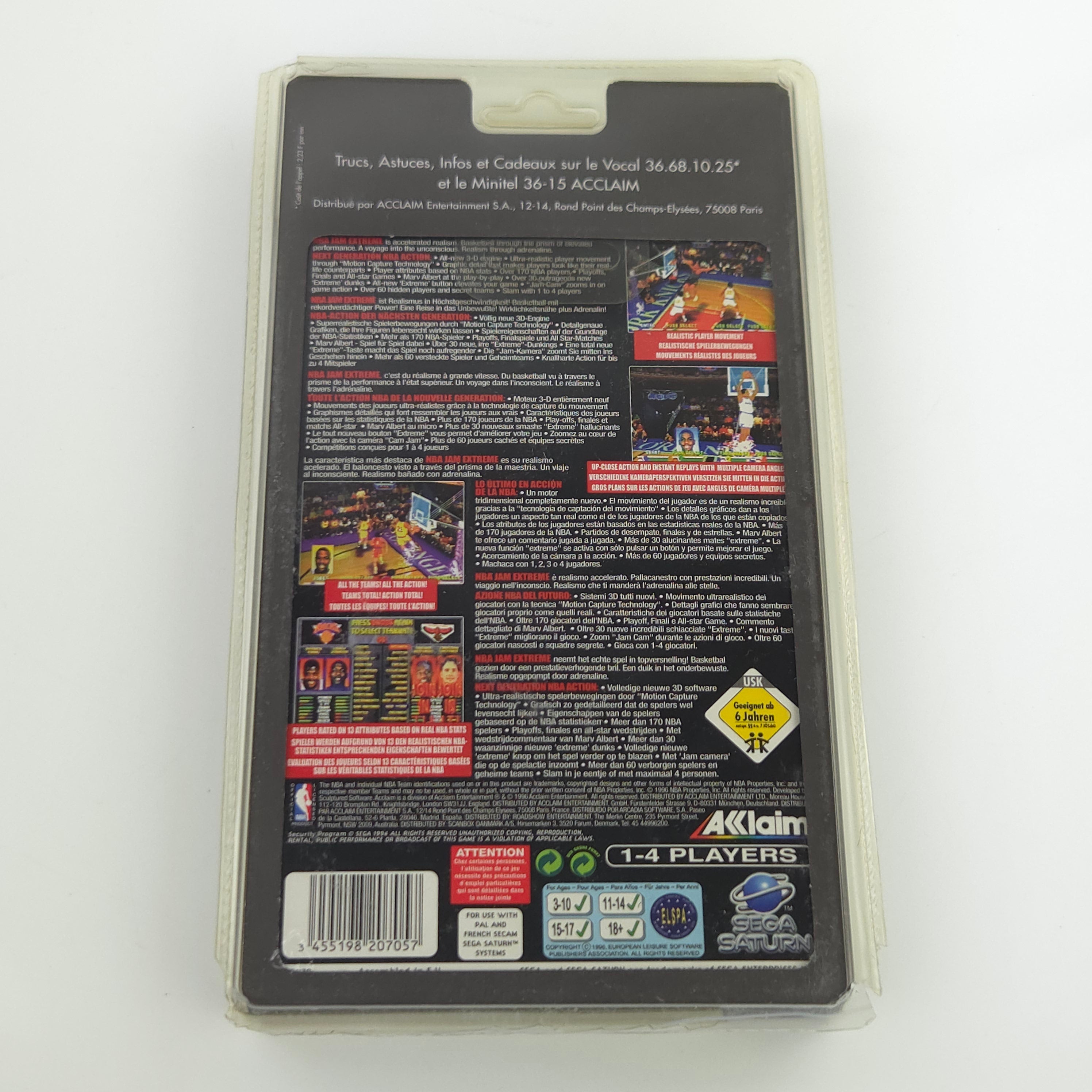 Sega Saturn Spiel – NBA Jam Extreme Neu Blister OVP