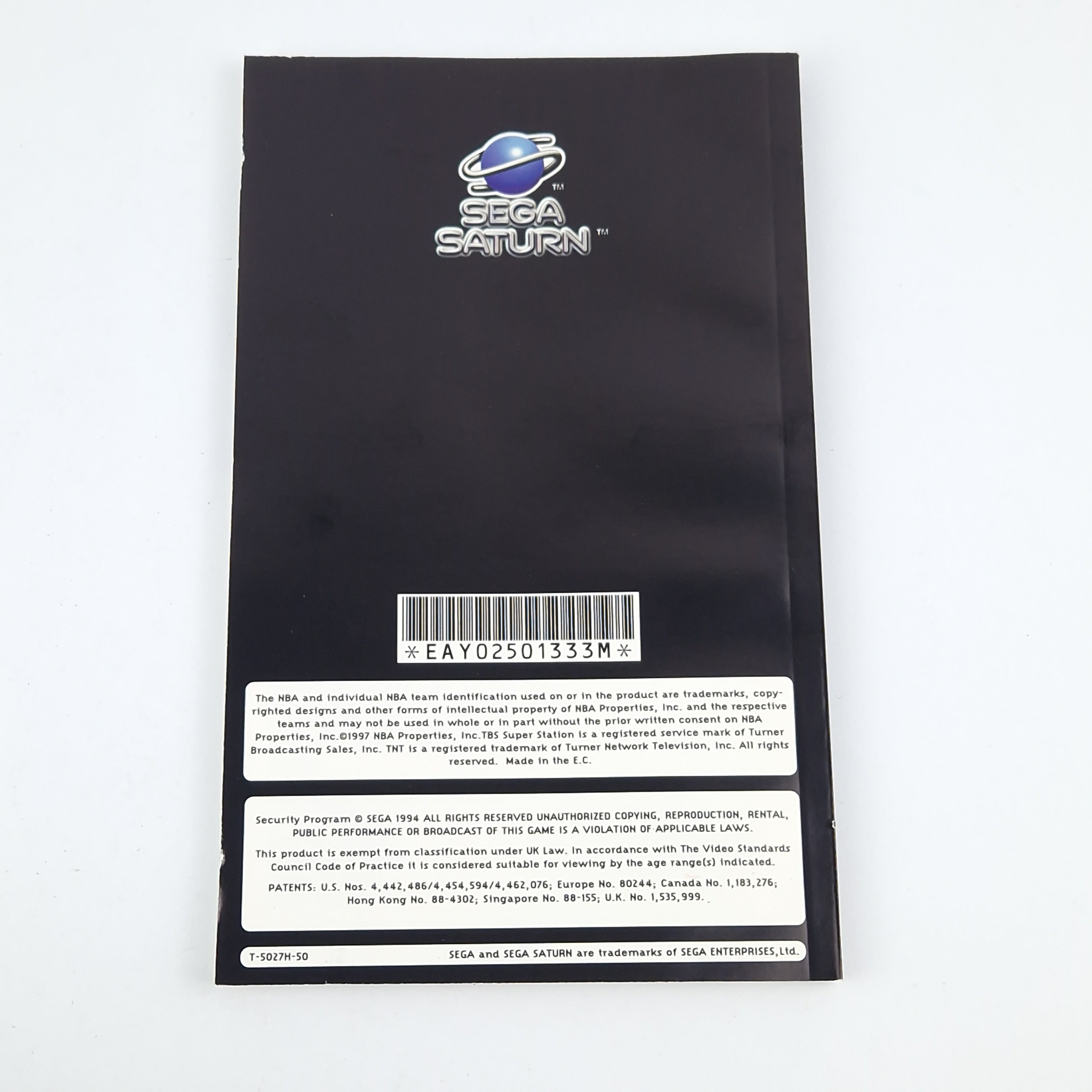 Sega Saturn Spiel – NBA Live 98 OVP PAL Basketball