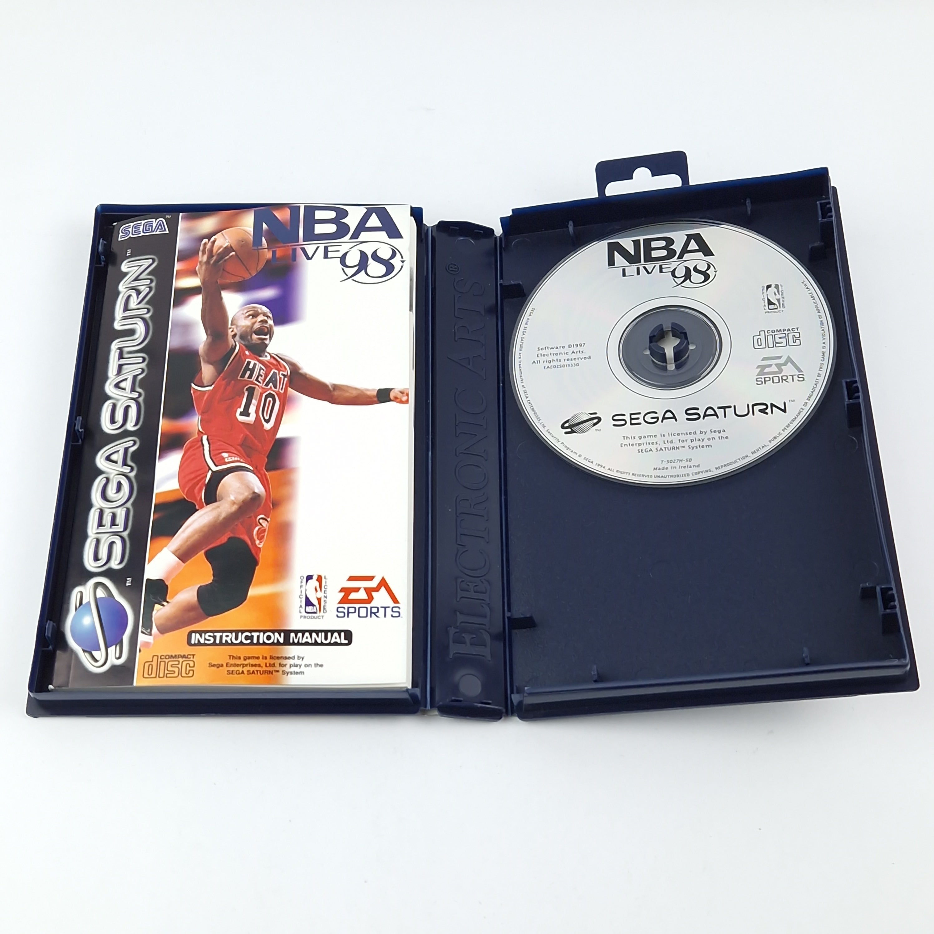 Sega Saturn Spiel – NBA Live 98 OVP PAL Basketball