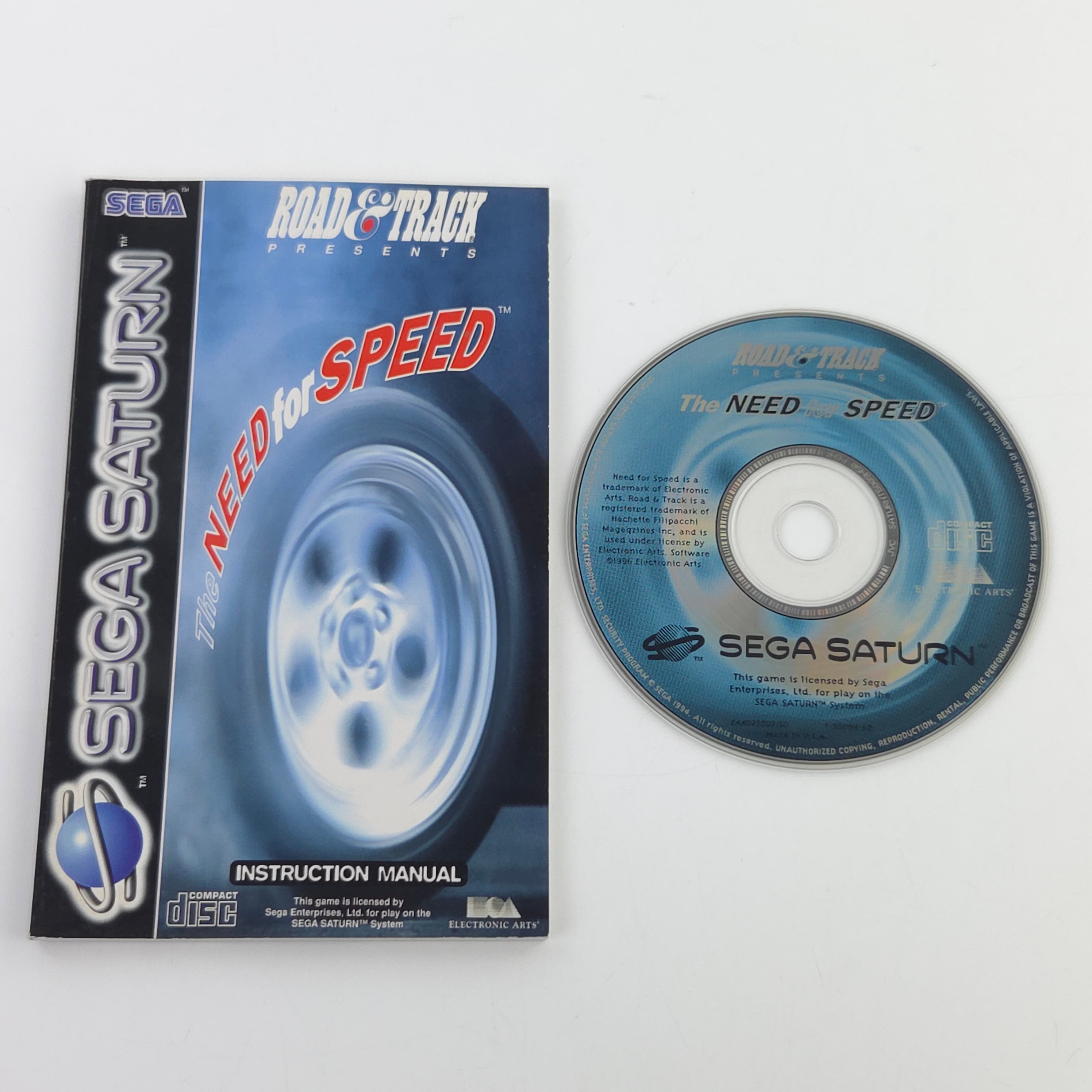 Sega Saturn Spiel: Need for Speed - CD-Rom + Anleitung (PAL EUR)