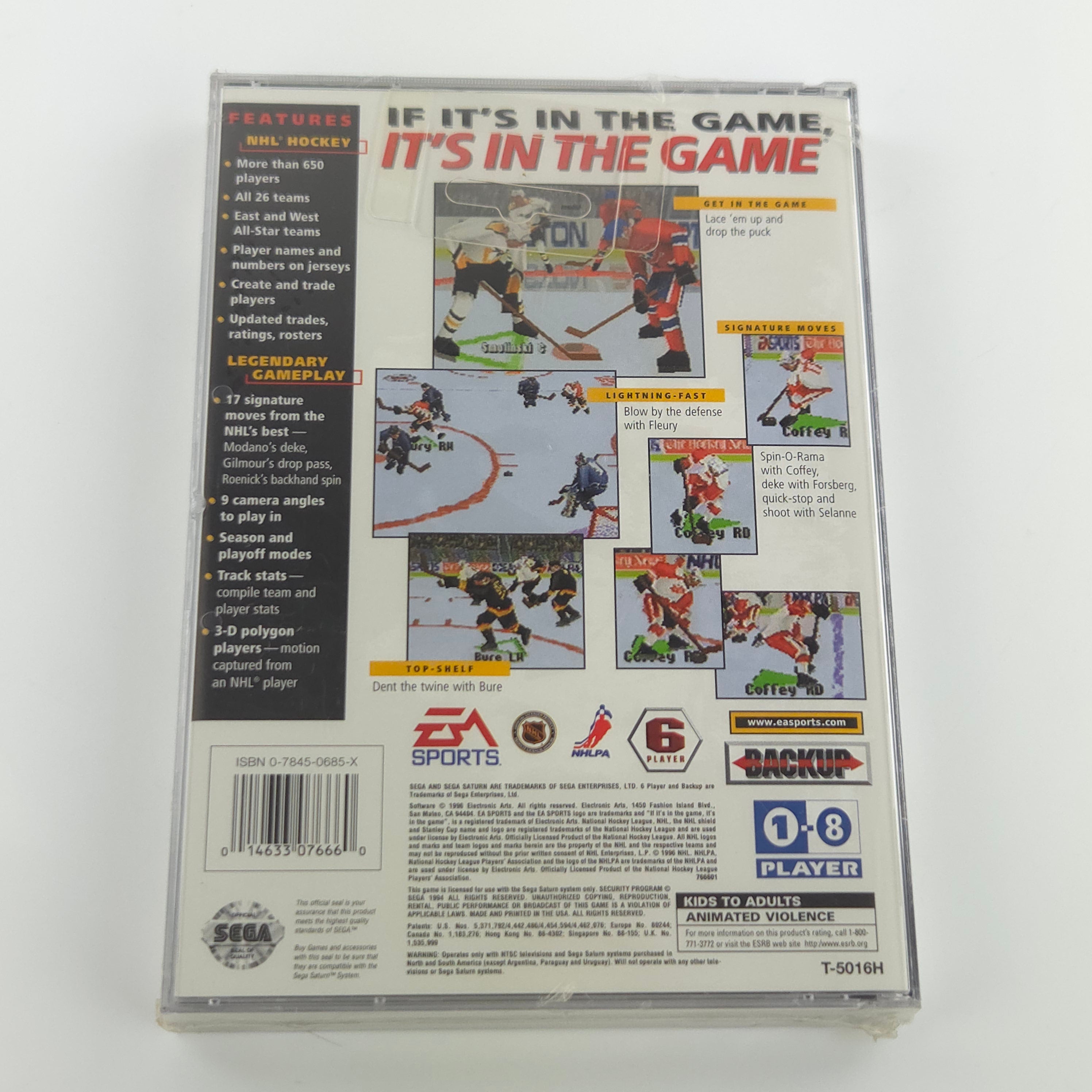 Sega Saturn Spiel – NHL 97 Icehockey (USA Neu OVP)