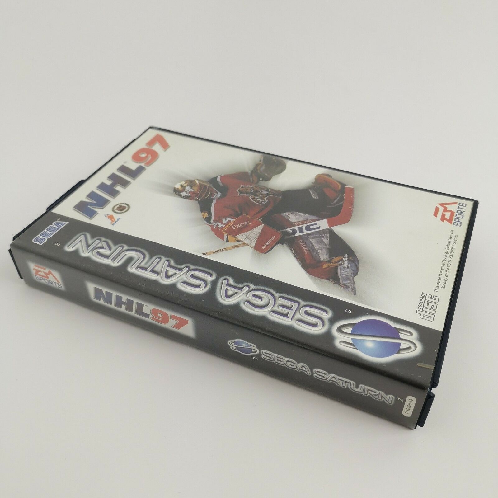 Sega Saturn Spiel – NHL 97 PAL OVP Icehockey EA Sports
