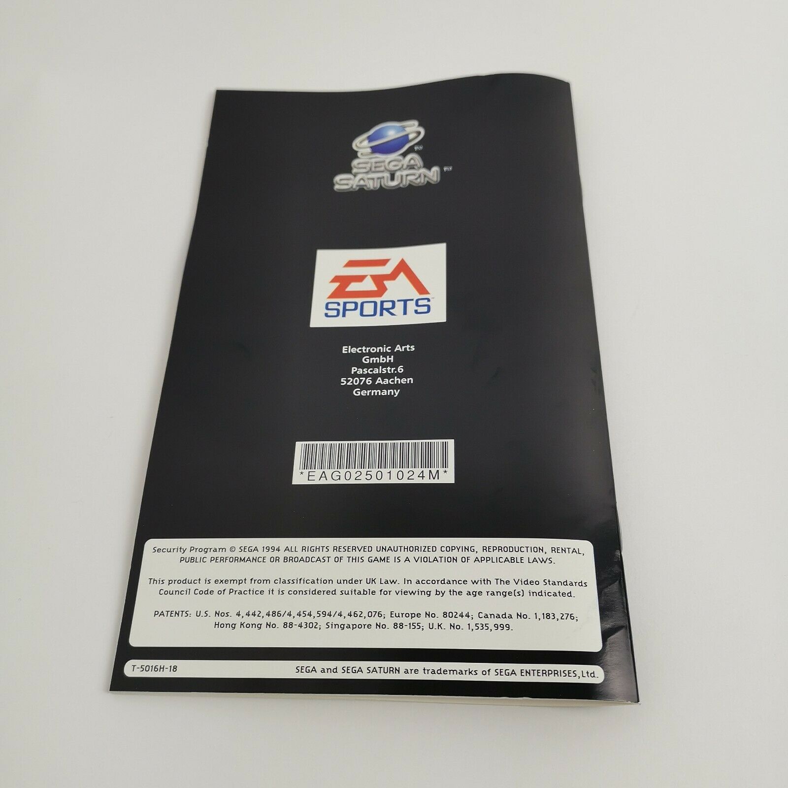 Sega Saturn Spiel – NHL 97 PAL OVP Icehockey EA Sports