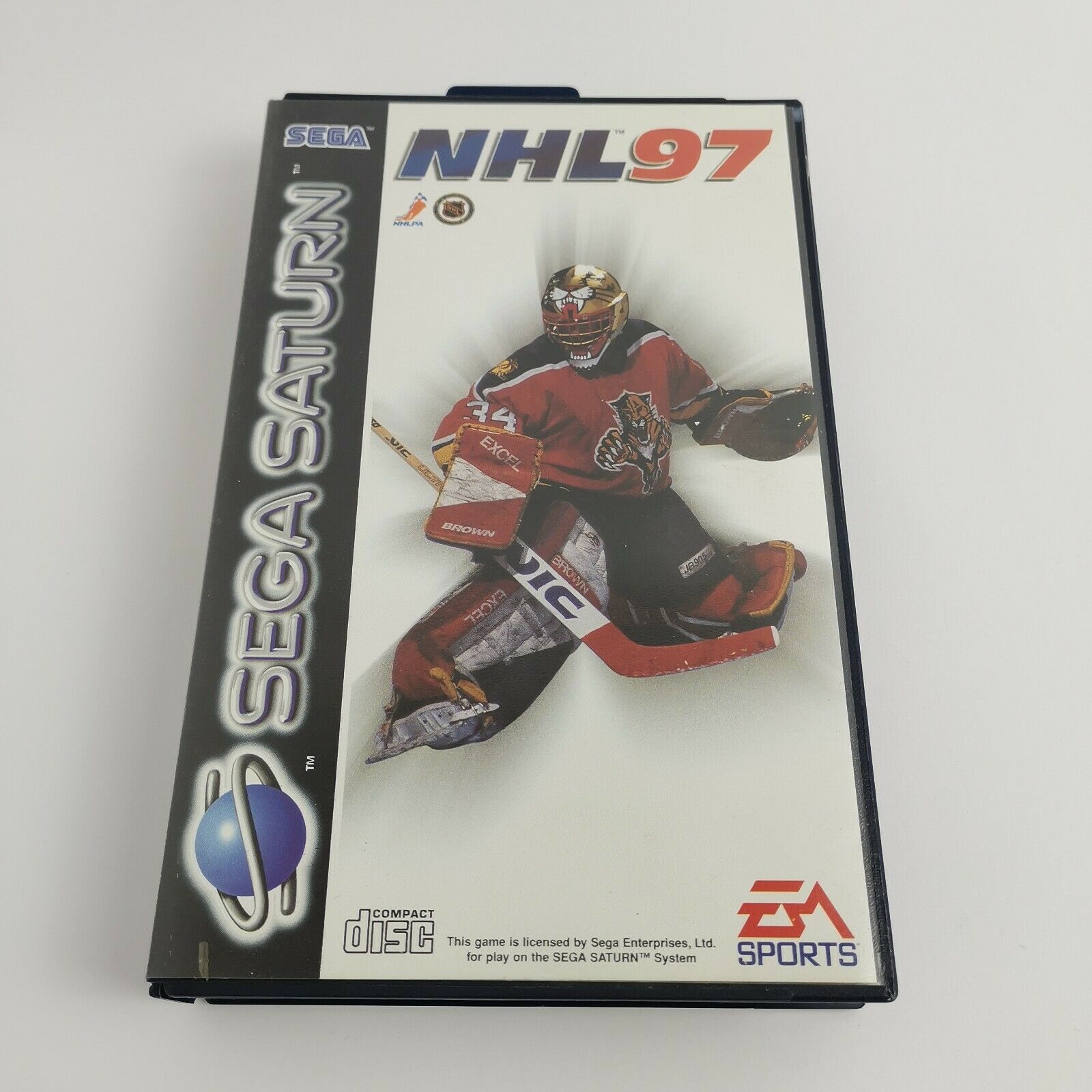 Sega Saturn Spiel – NHL 97 PAL OVP Icehockey EA Sports