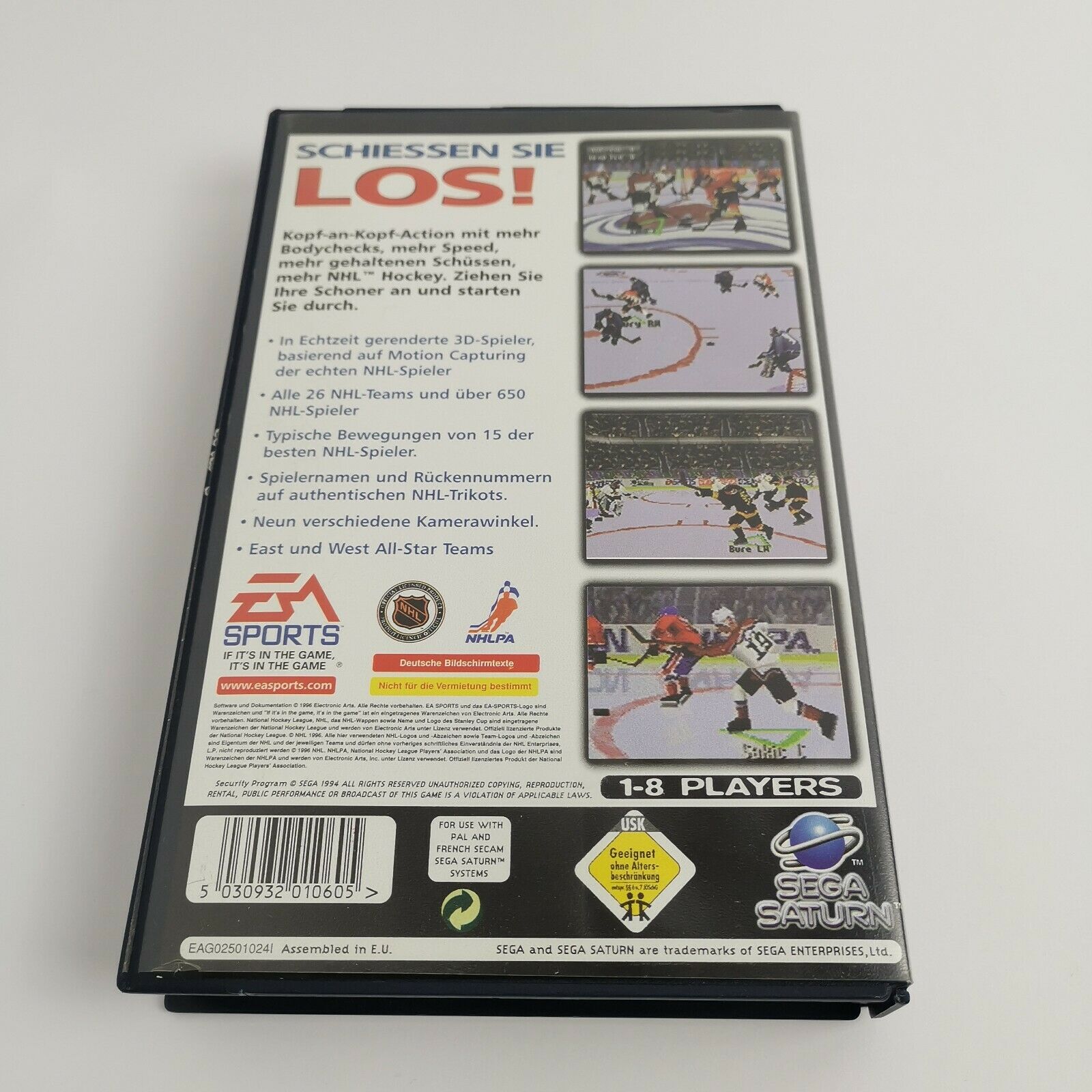 Sega Saturn Spiel – NHL 97 PAL OVP Icehockey EA Sports