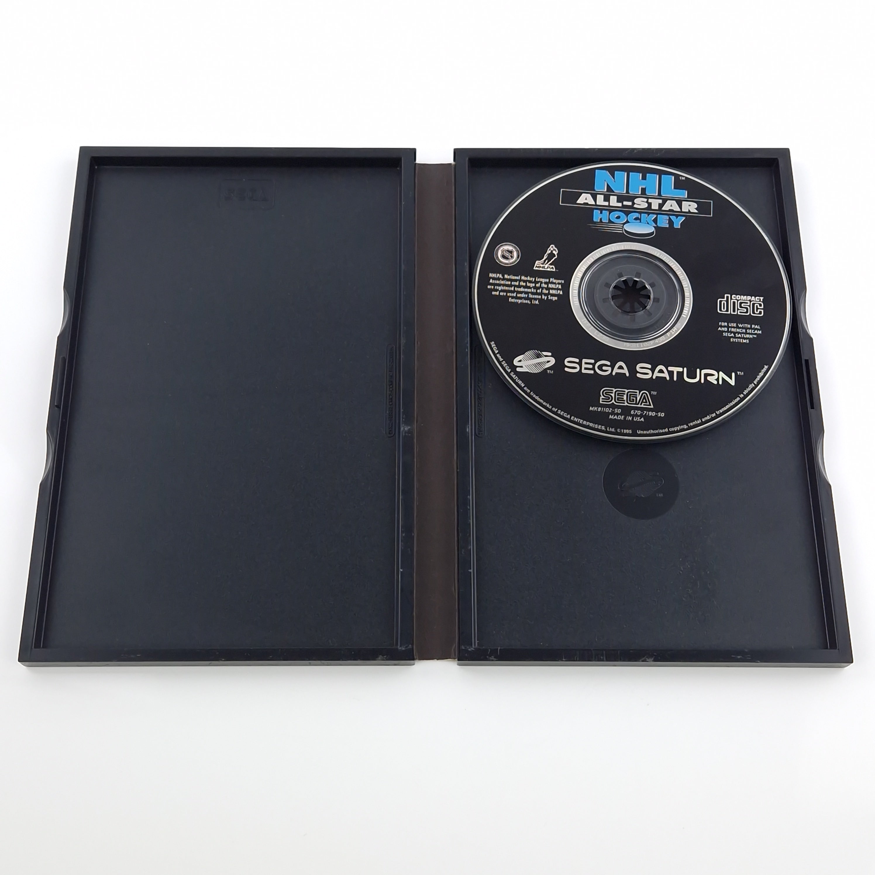 Sega Saturn Spiel – NHL All-Star Hockey CD OVP PAL