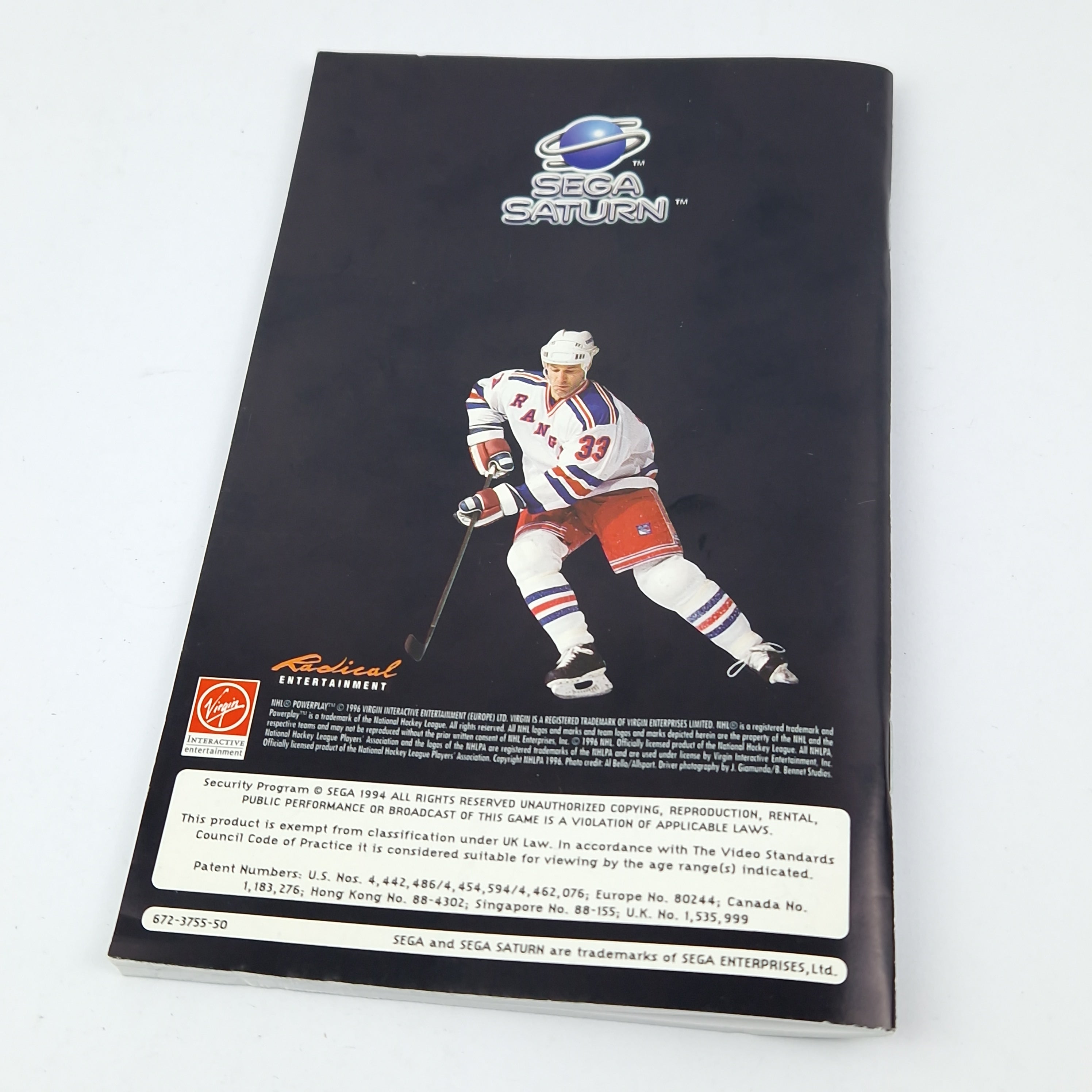 Sega Saturn Spiel – NHL Powerplay (PAL OVP CIB)