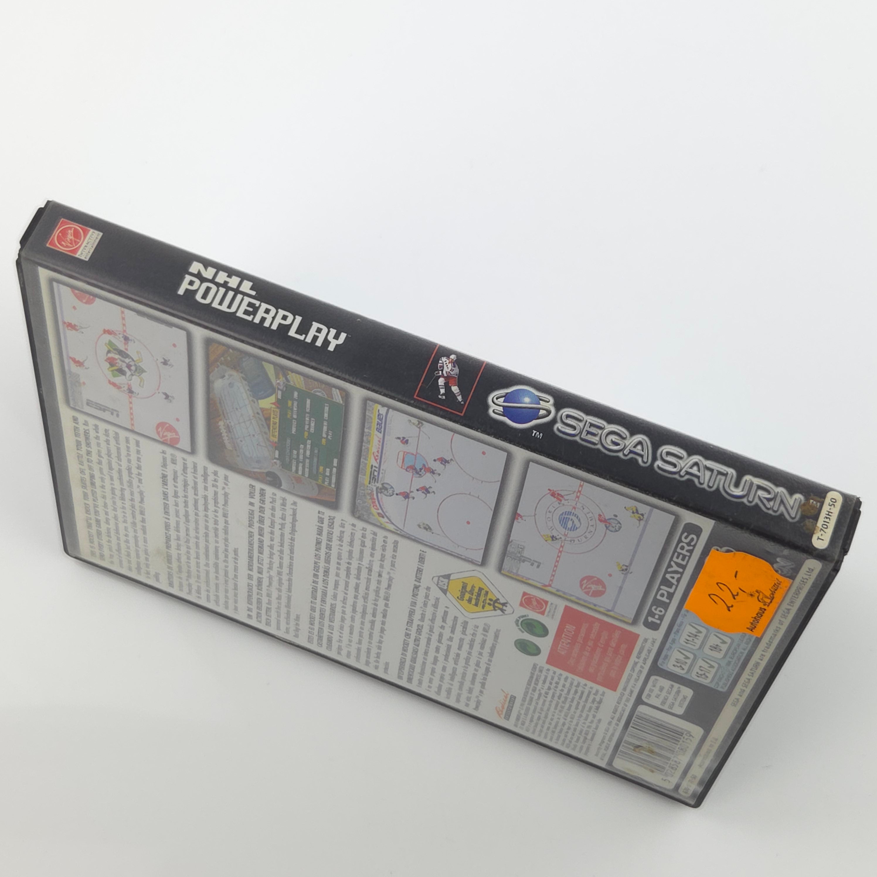 Sega Saturn Spiel – NHL Powerplay OVP PAL CIB