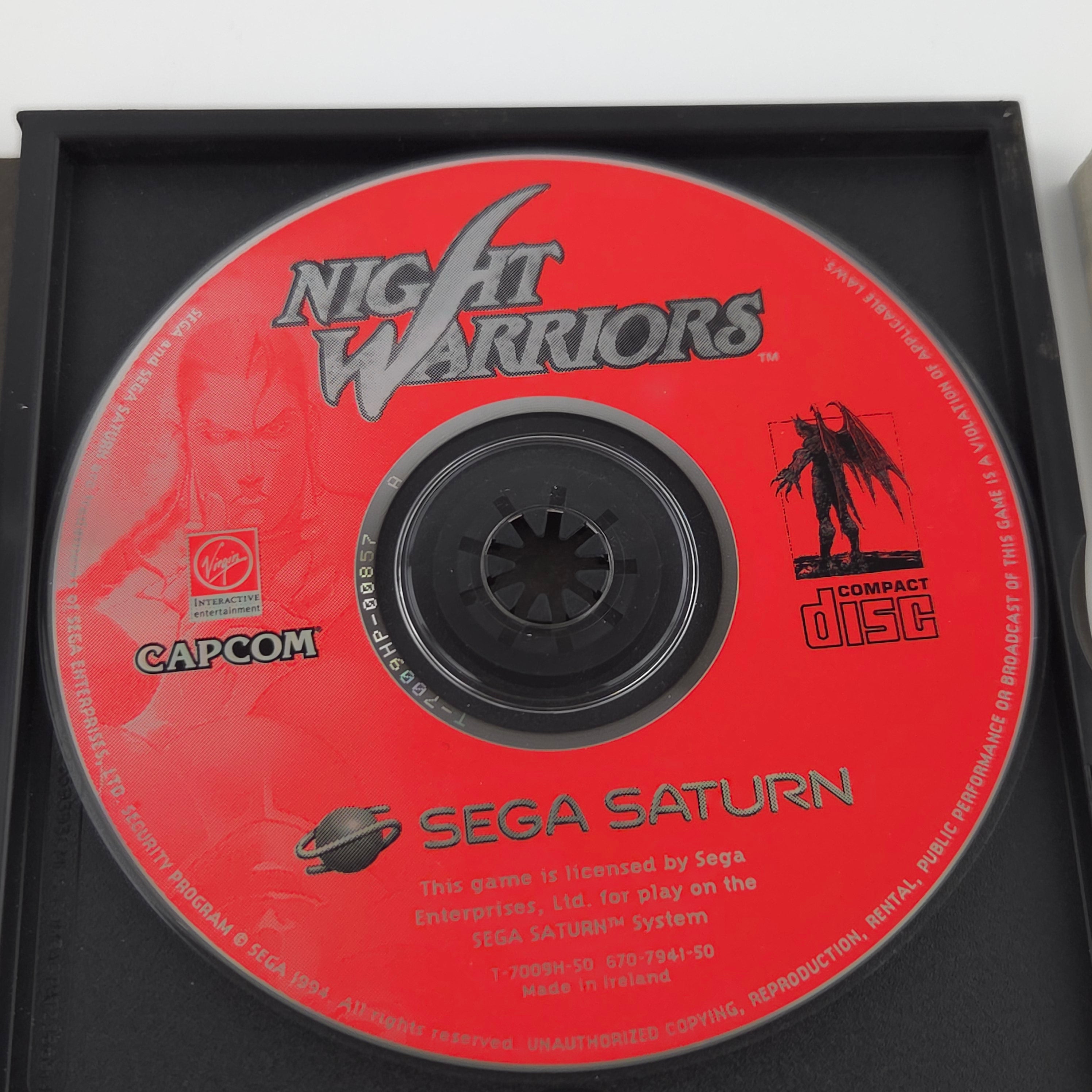 Sega Saturn Spiel – Night Warriors Darkstalkers Revenge OVP
