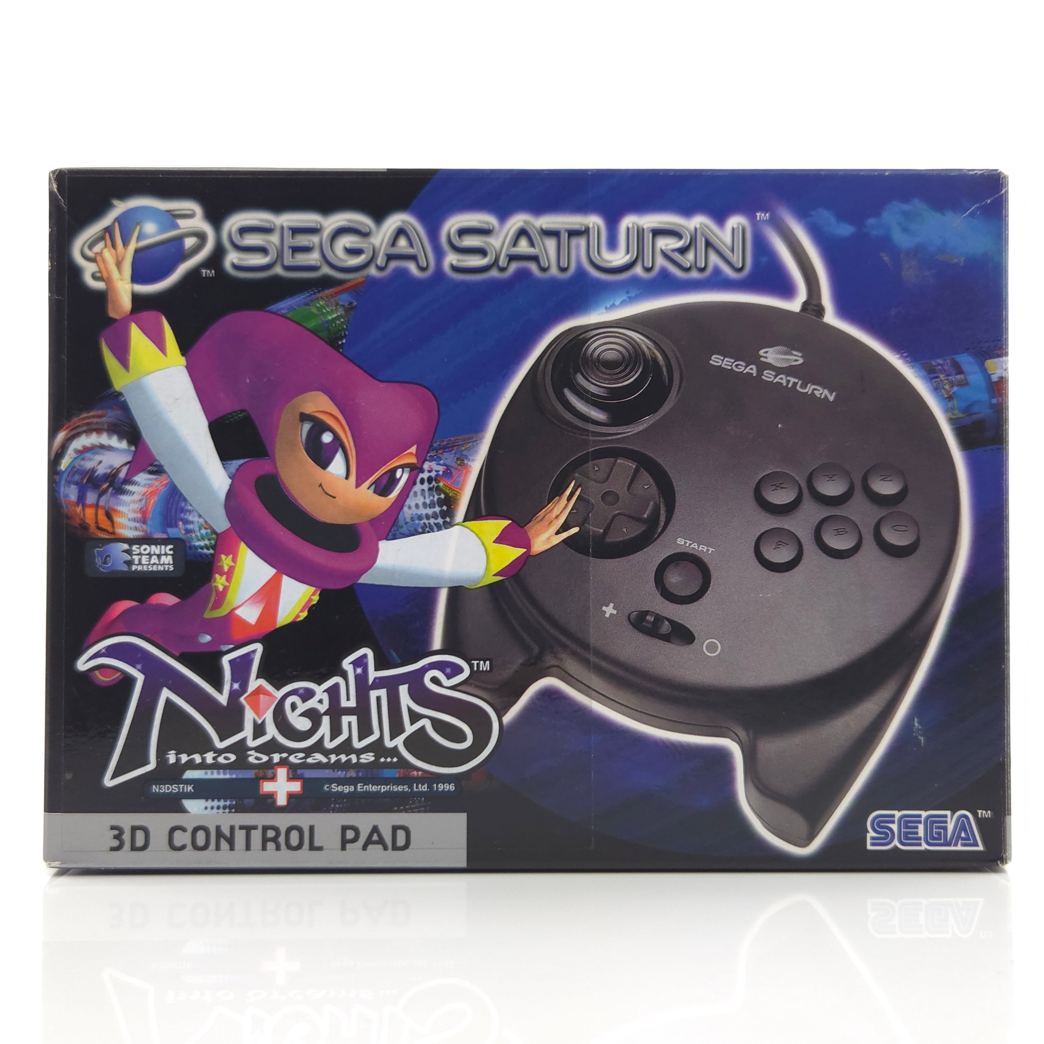 Sega Saturn Spiel – Nights into Dreams + 3D Pad (Neu OVP)