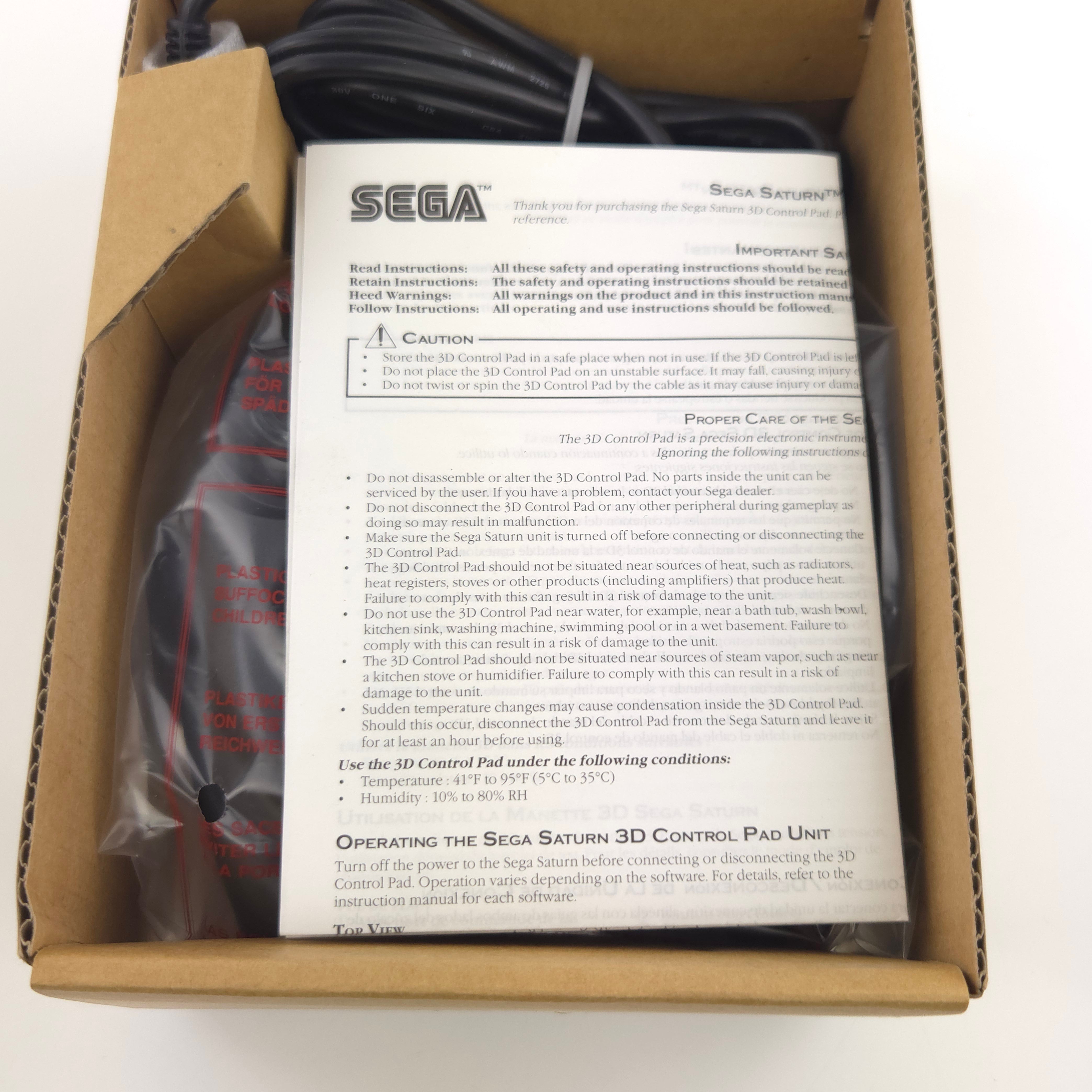 Sega Saturn Spiel – Nights into Dreams + 3D Pad (Neu OVP)