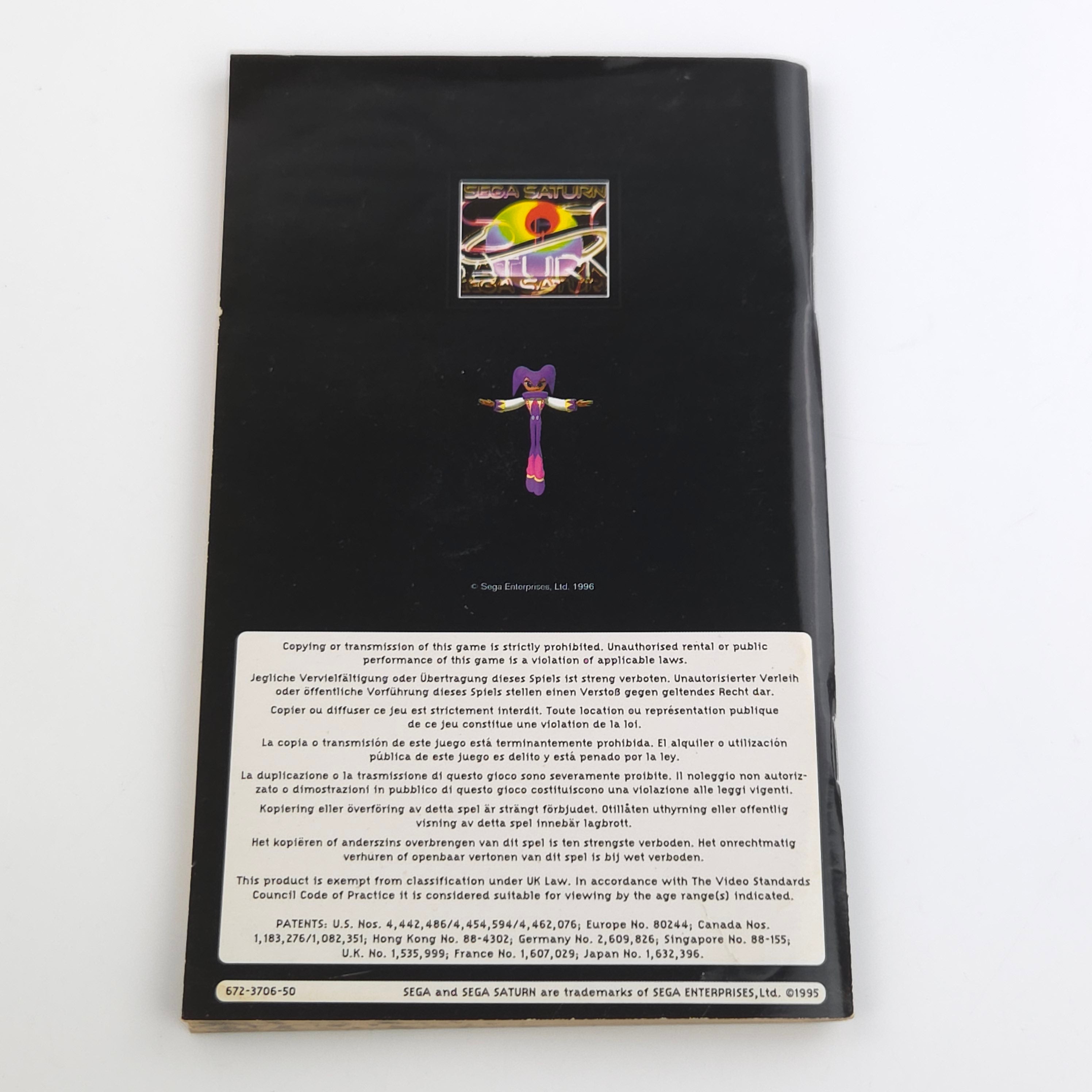 Sega Saturn Spiel – Nights into Dreams PAL OVP