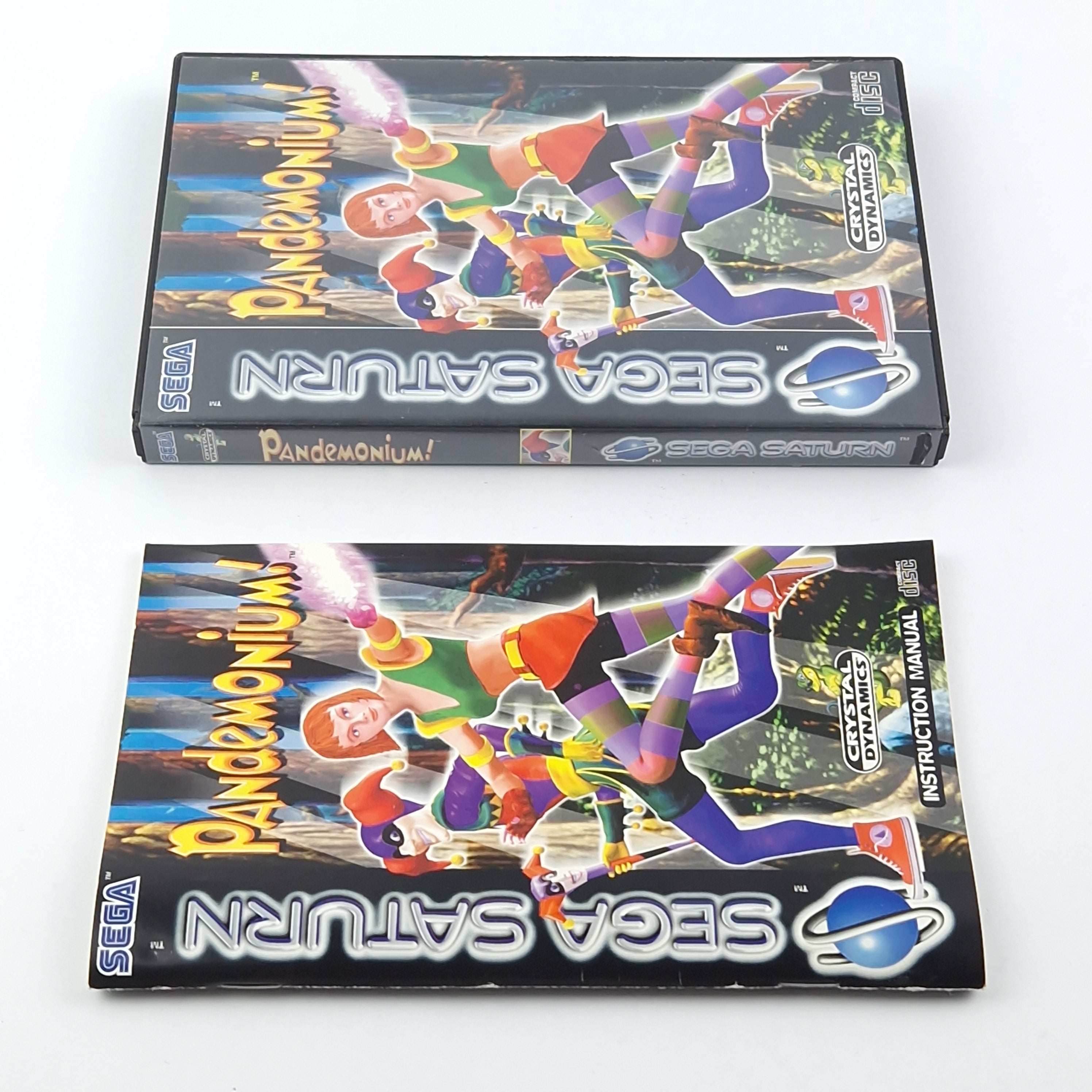 Sega Saturn Spiel – Pandemonium OVP Anleitung PAL