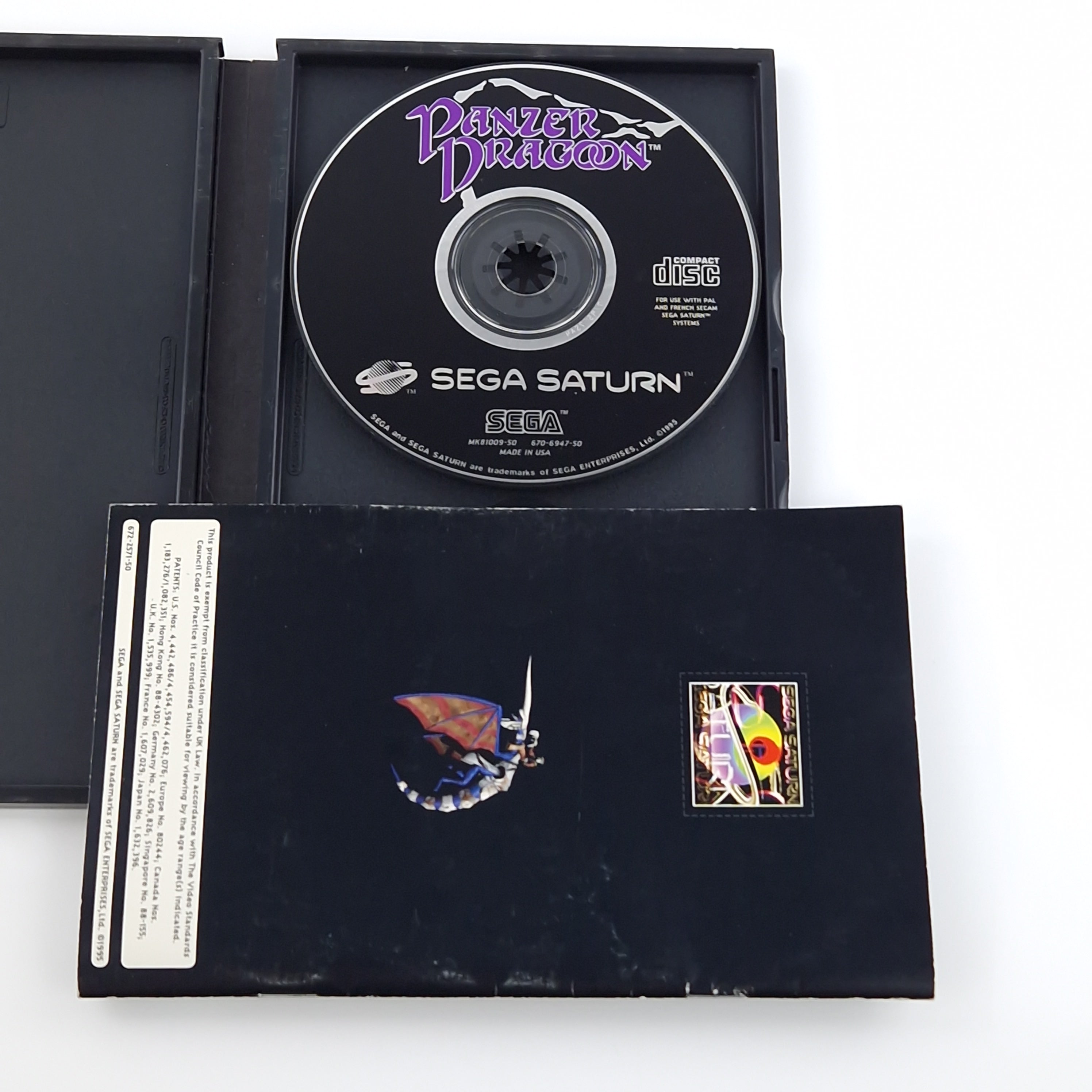 Sega Saturn Spiel – Panzer Dragoon OVP PAL