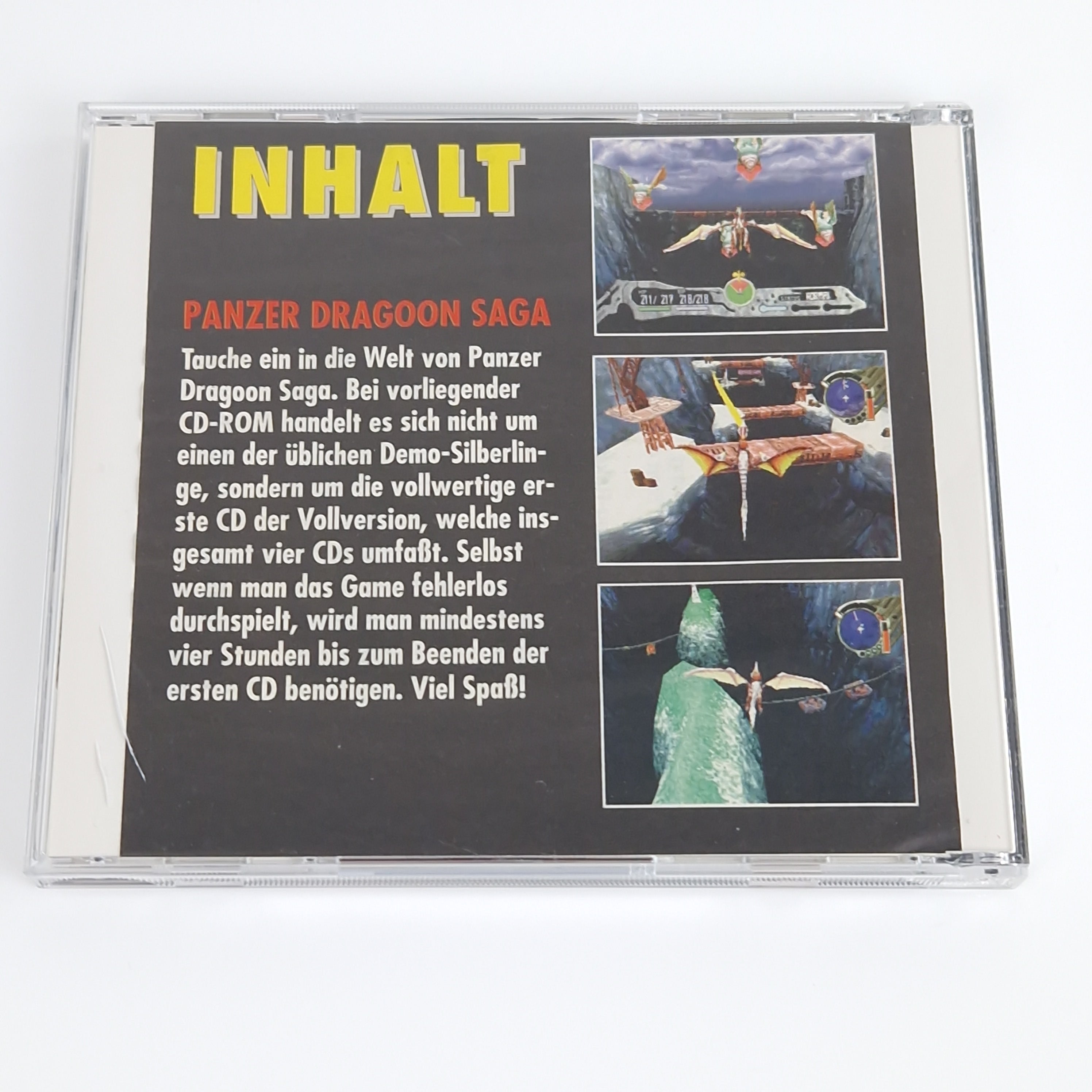 Sega Saturn Spiel – Panzer Dragoon Saga Demo Disc 1 PAL