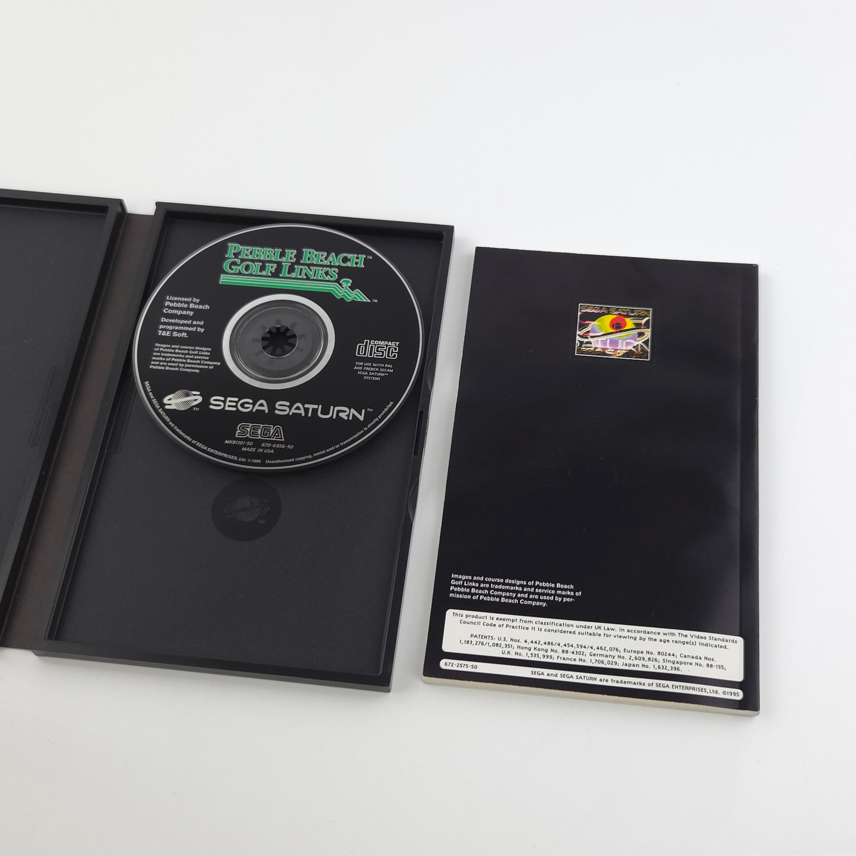 Sega Saturn Spiel – Pebble Beach Golf Links OVP PAL