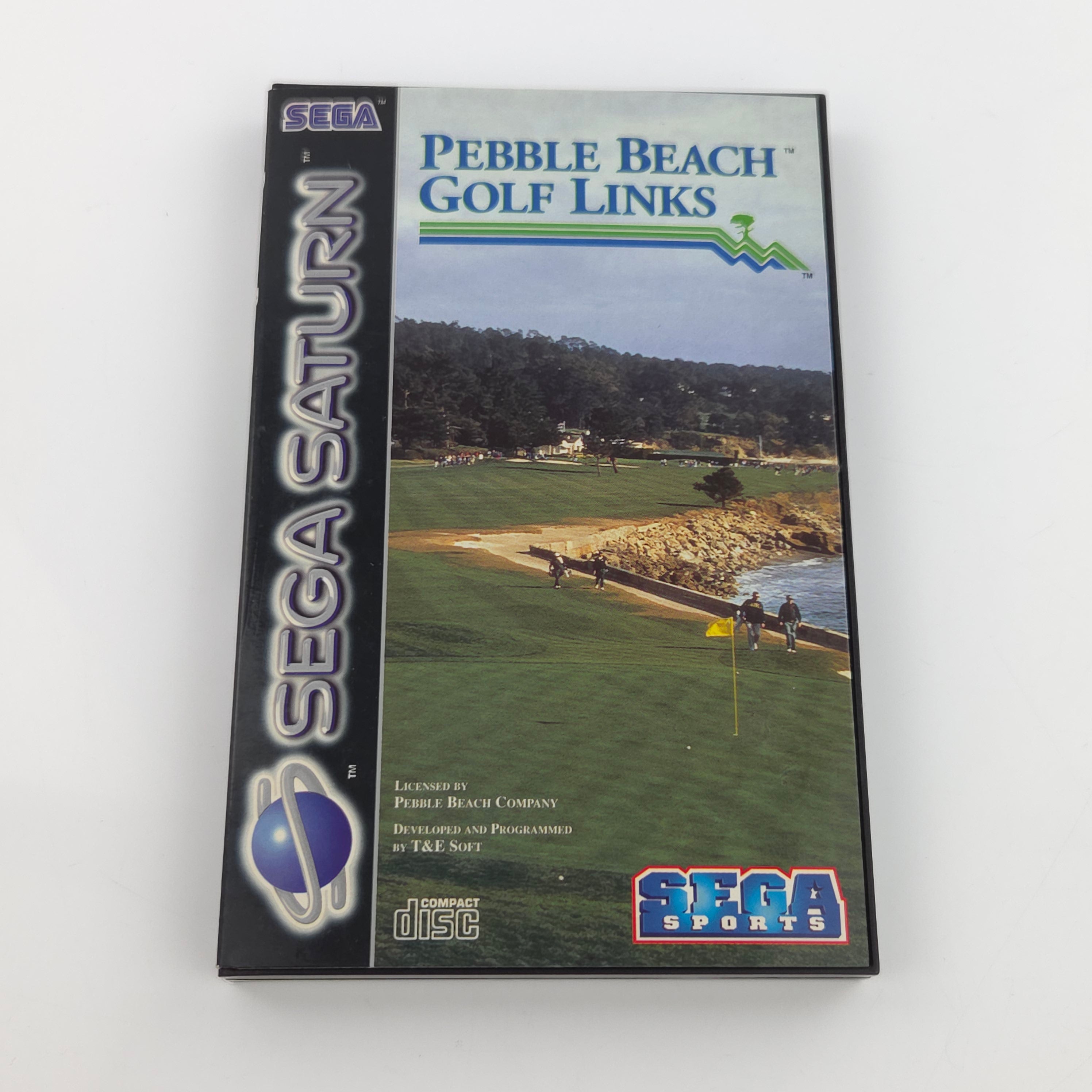 Sega Saturn Spiel – Pebble Beach Golf Links OVP PAL