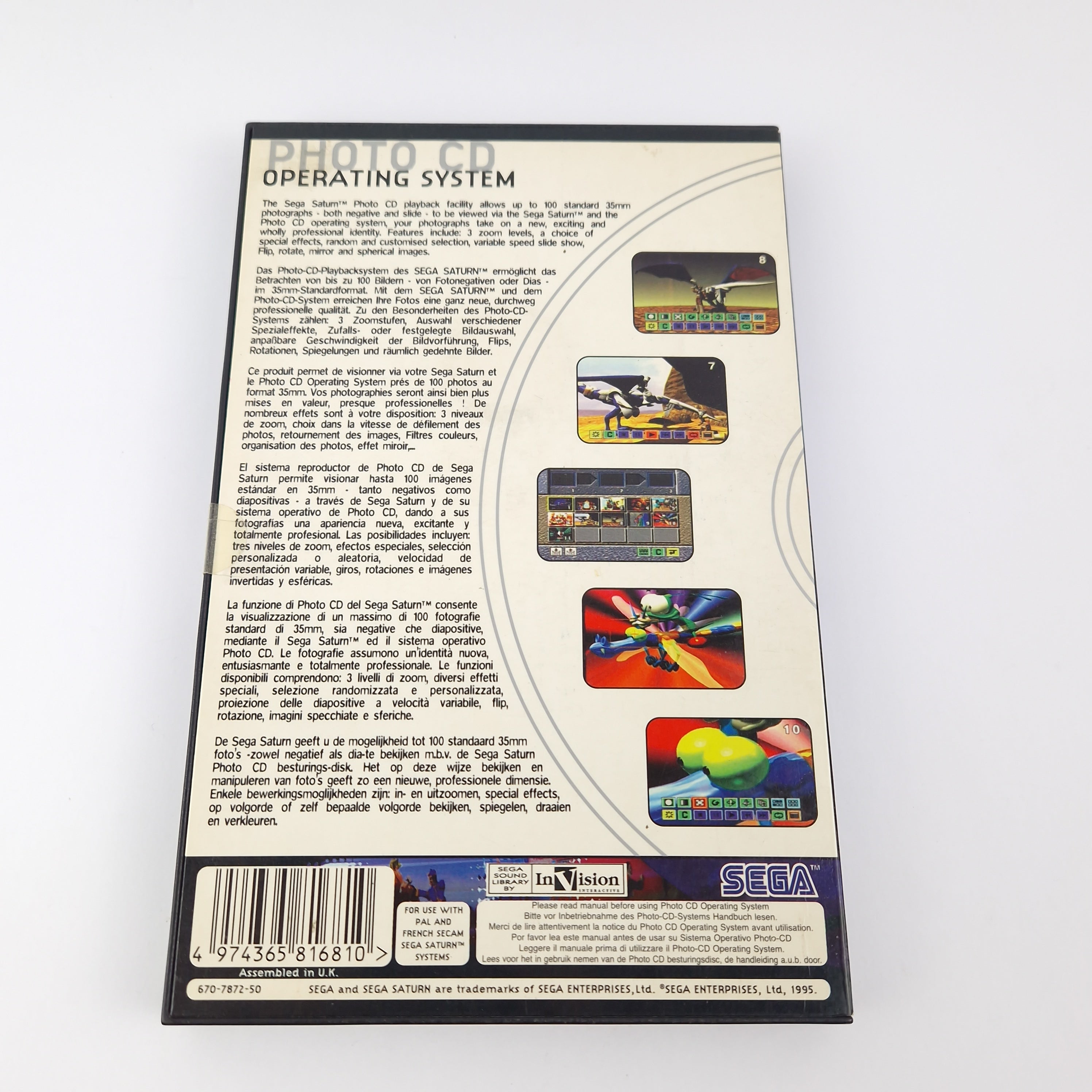 Sega Saturn Spiel – Photo CD Operating System OVP PAL