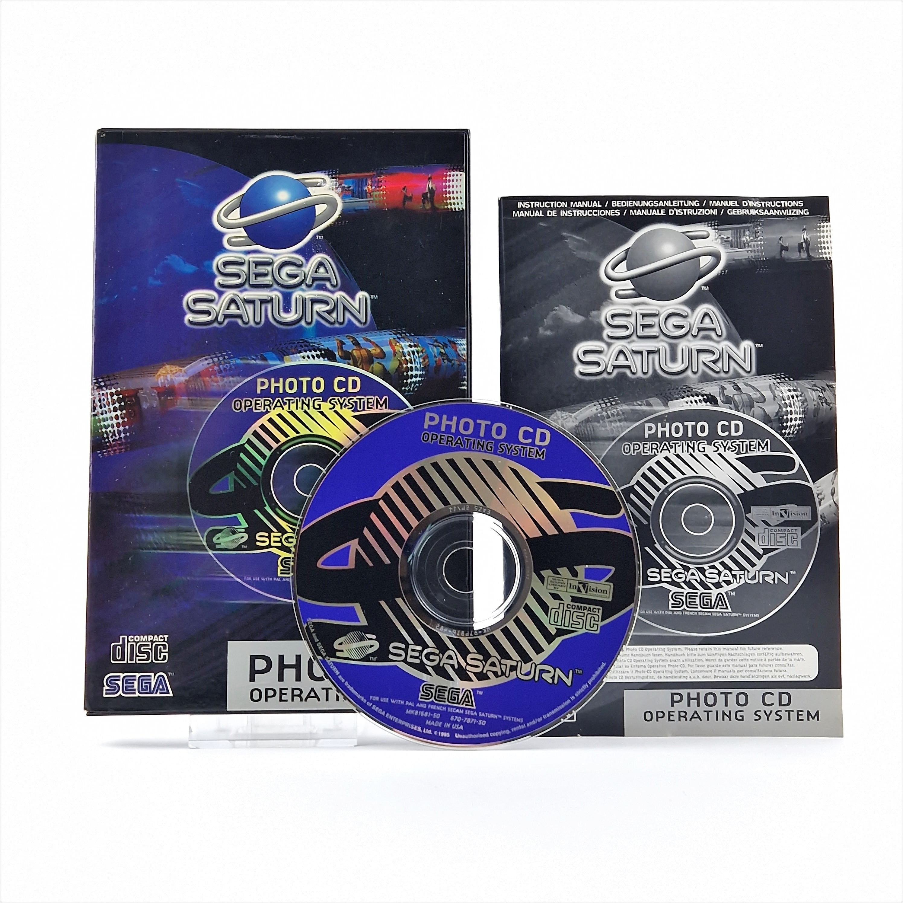 Sega Saturn Spiel – Photo CD Operating System OVP PAL
