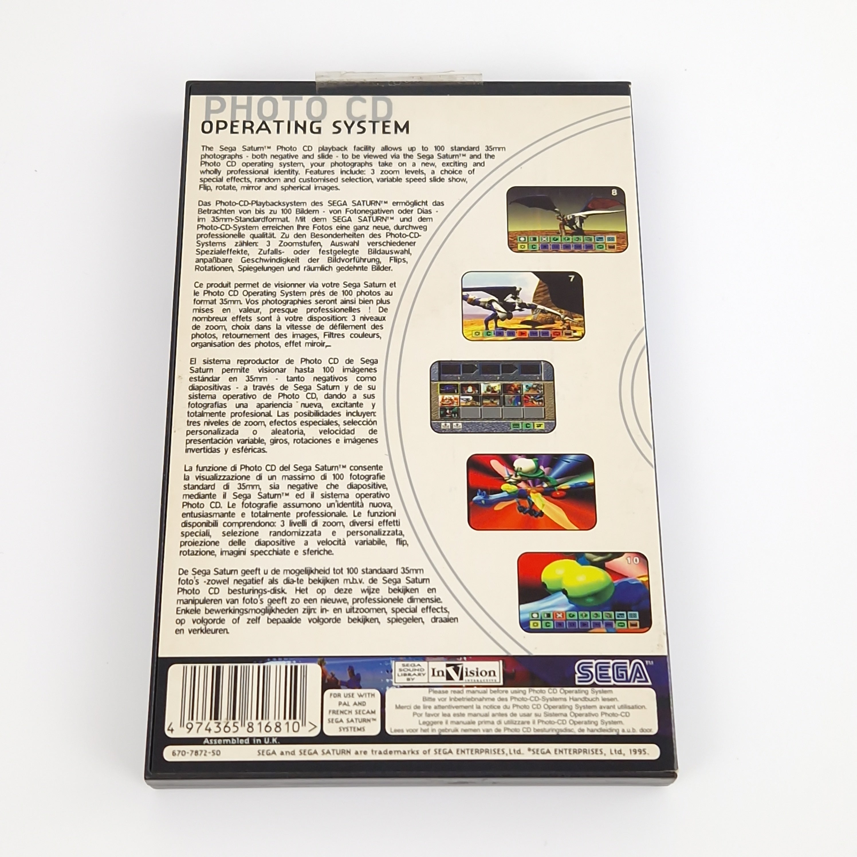 Sega Saturn Spiel – Photo Operating System (PAL OVP)