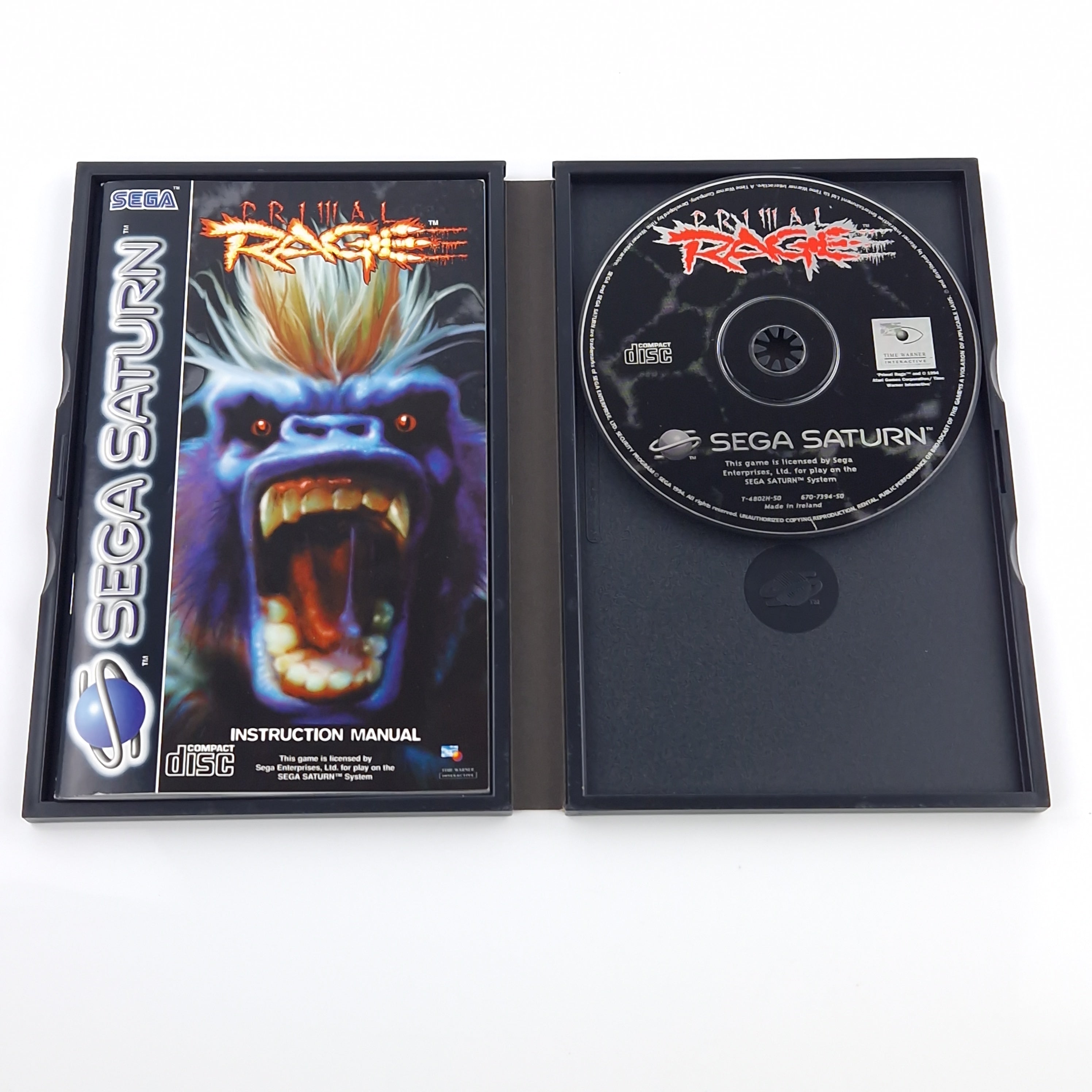 Sega Saturn Spiel – Primal Rage OVP PAL