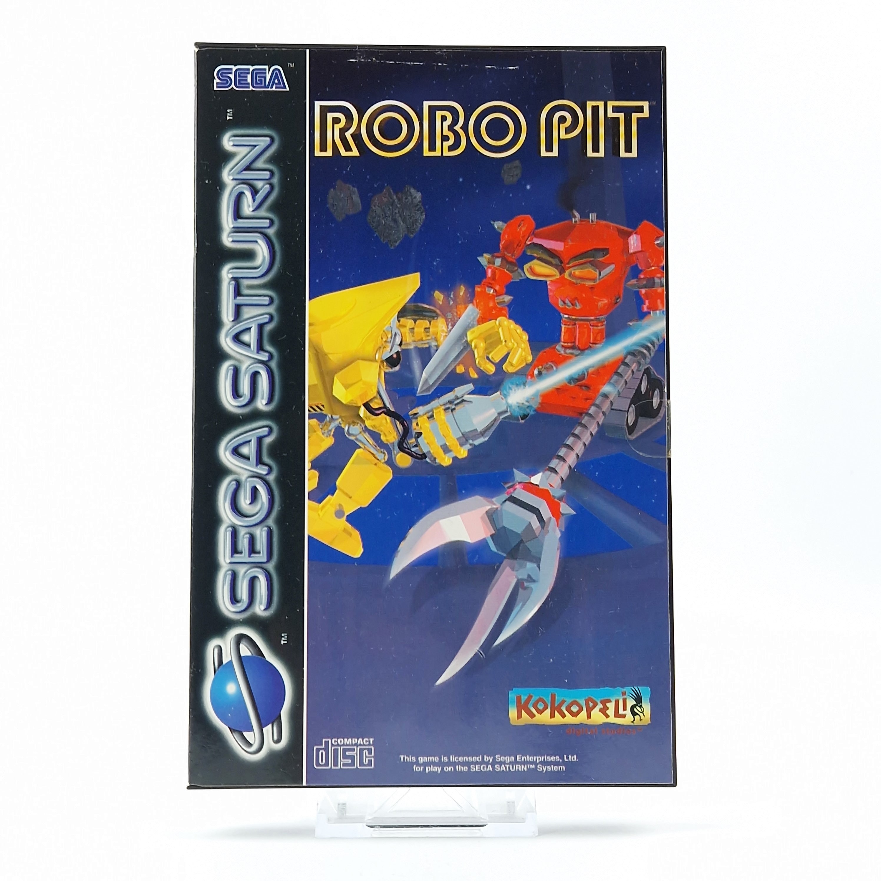 Sega Saturn Spiel – Robo Pit (NEU Sticker Seal OVP)