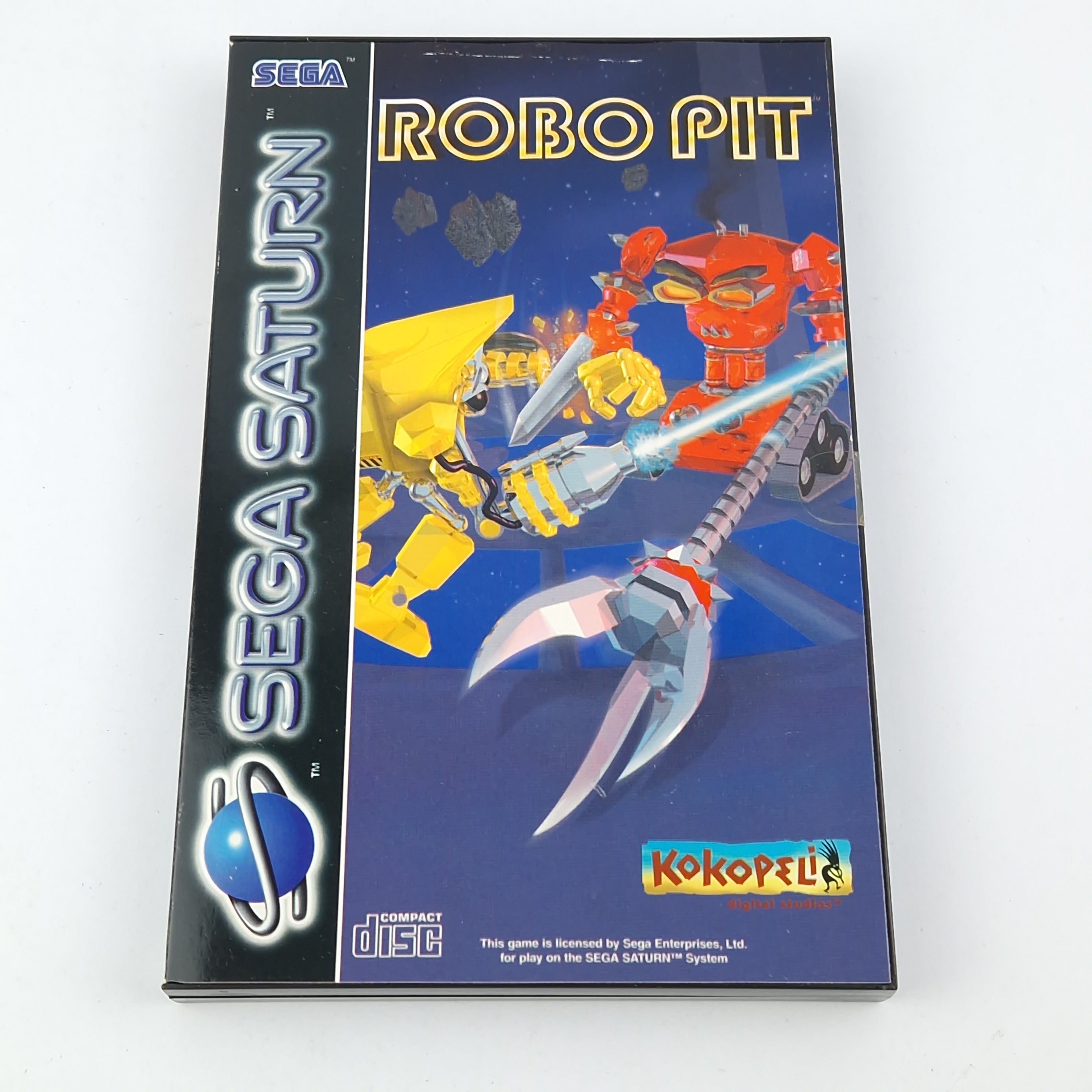 Sega Saturn Spiel – Robo Pit (NEU Sticker Seal OVP)