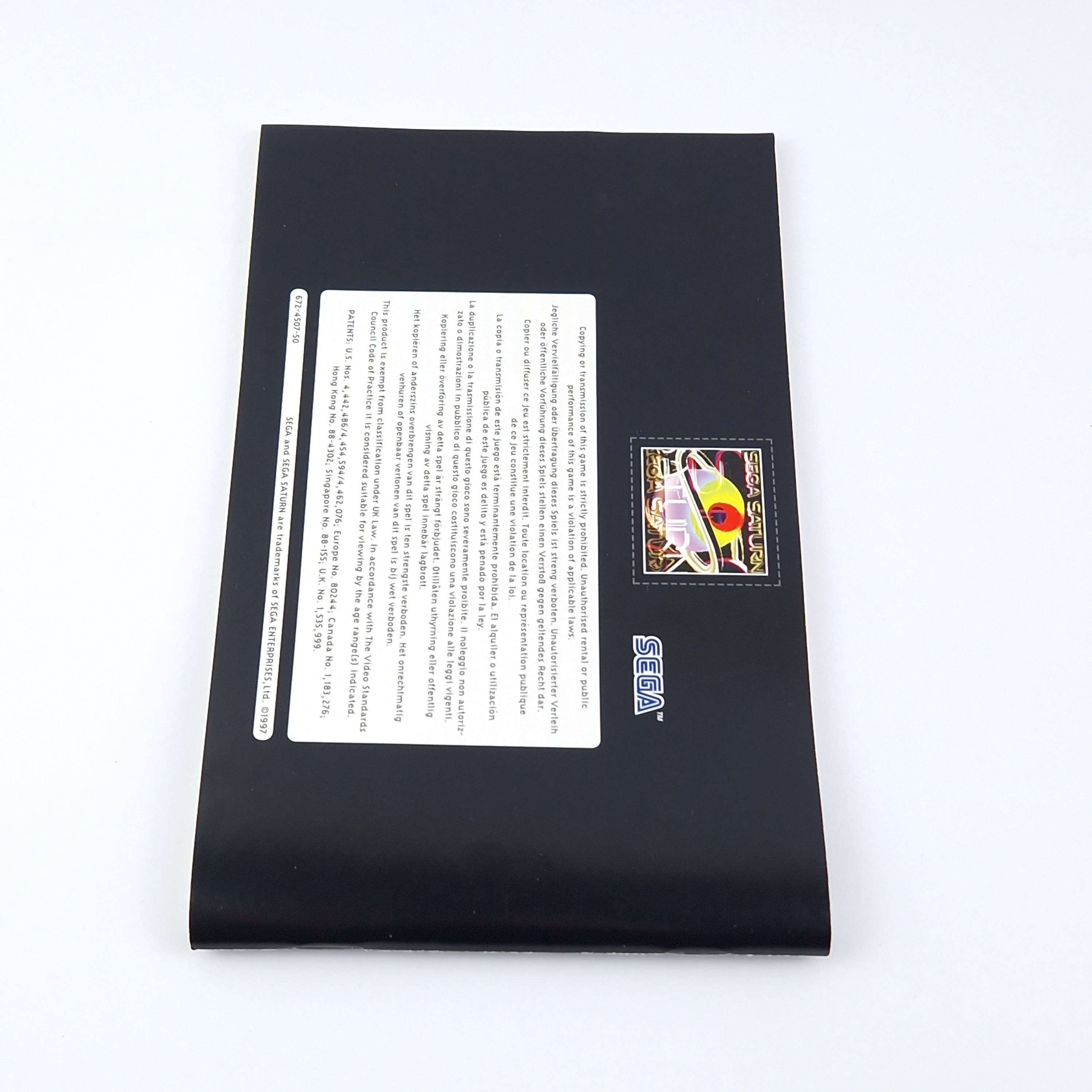 Sega Saturn Spiel – Shining The Holy Ark PAL OVP Anleitung