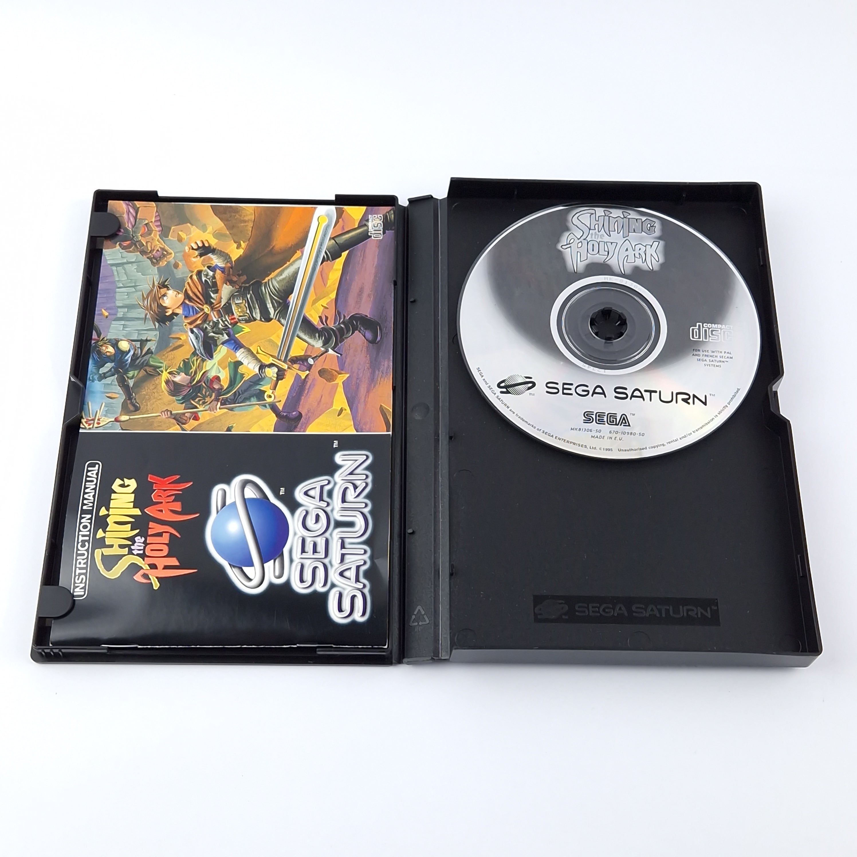 Sega Saturn Spiel – Shining The Holy Ark PAL OVP Anleitung