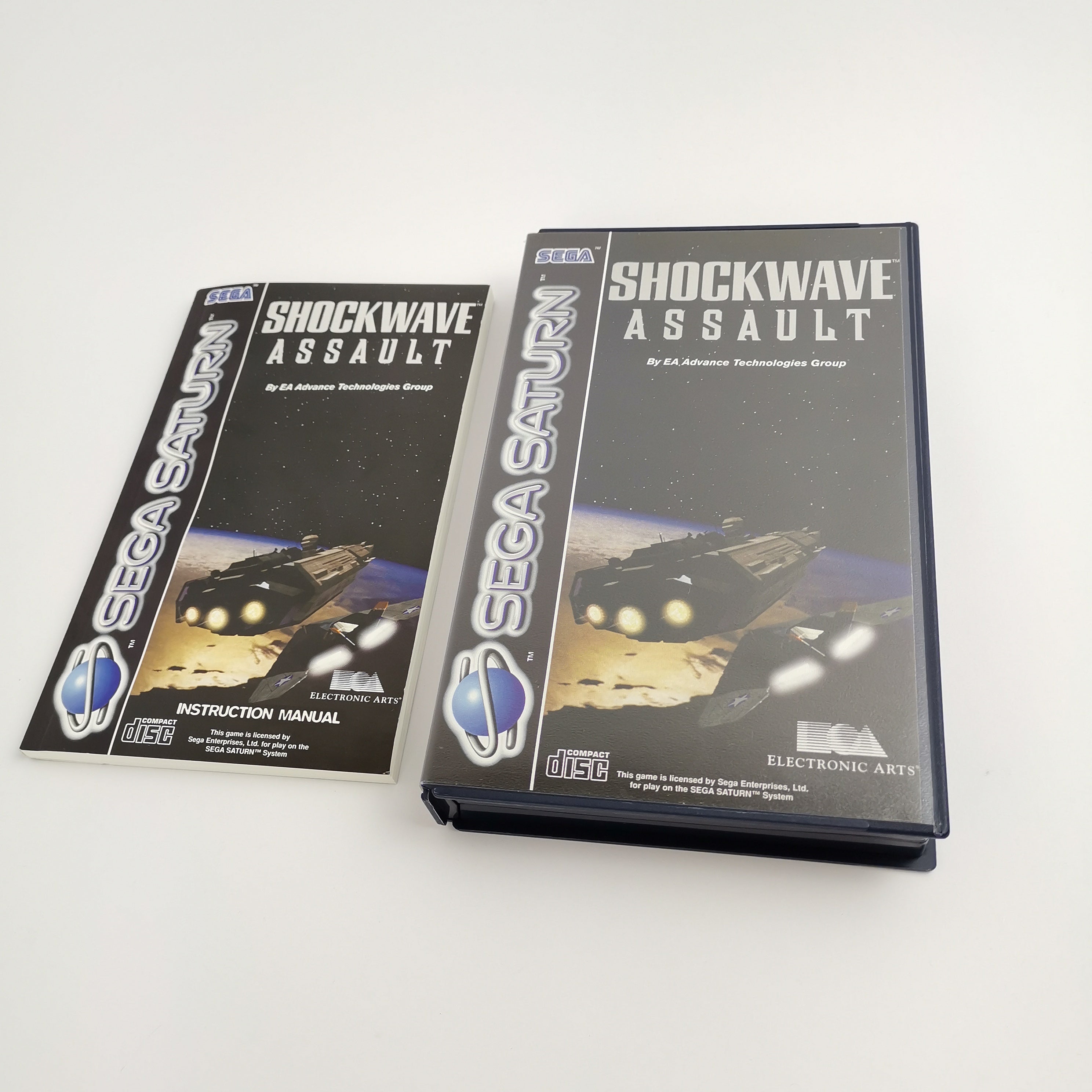 Sega Saturn Spiel – Shockwave Assault (OVP PAL)