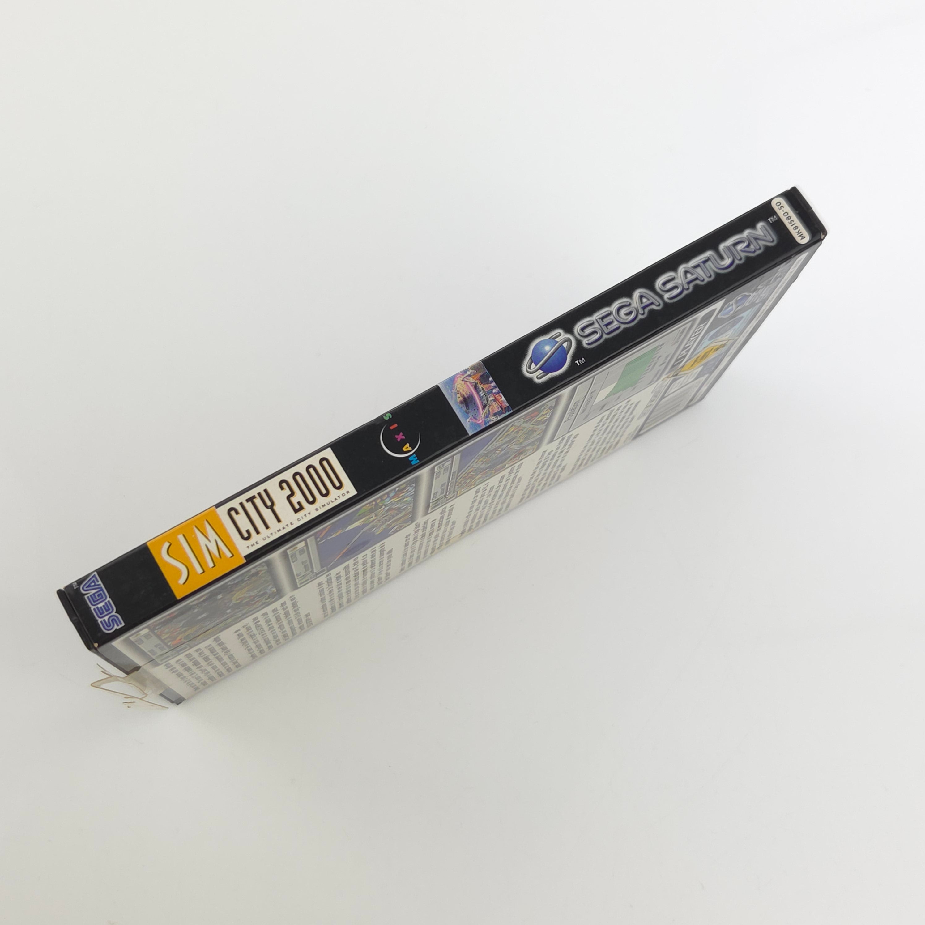Sega Saturn Spiel – Sim City 2000 OVP PAL CD Anleitung