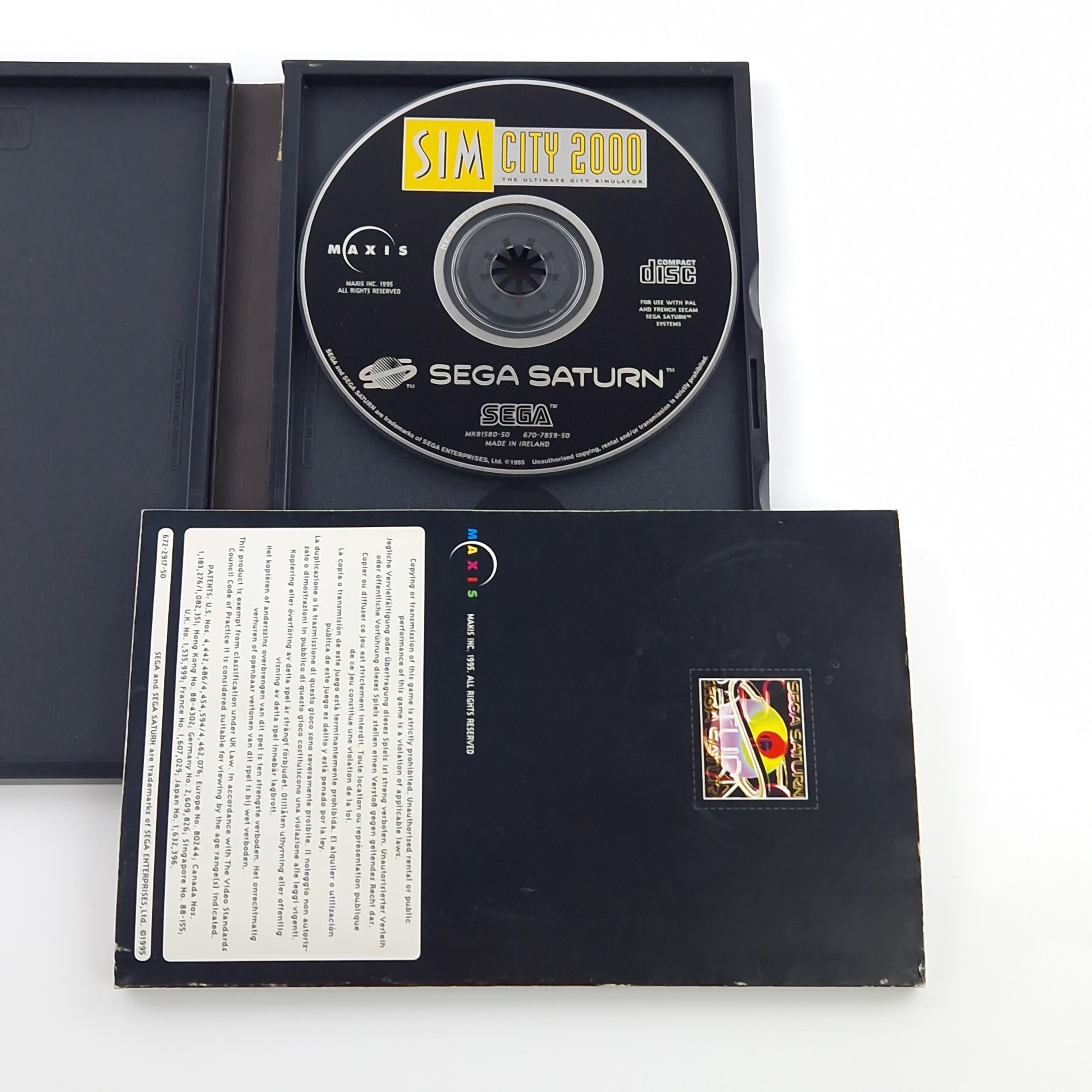 Sega Saturn Spiel – Sim City 2000 PAL OVP Simulation