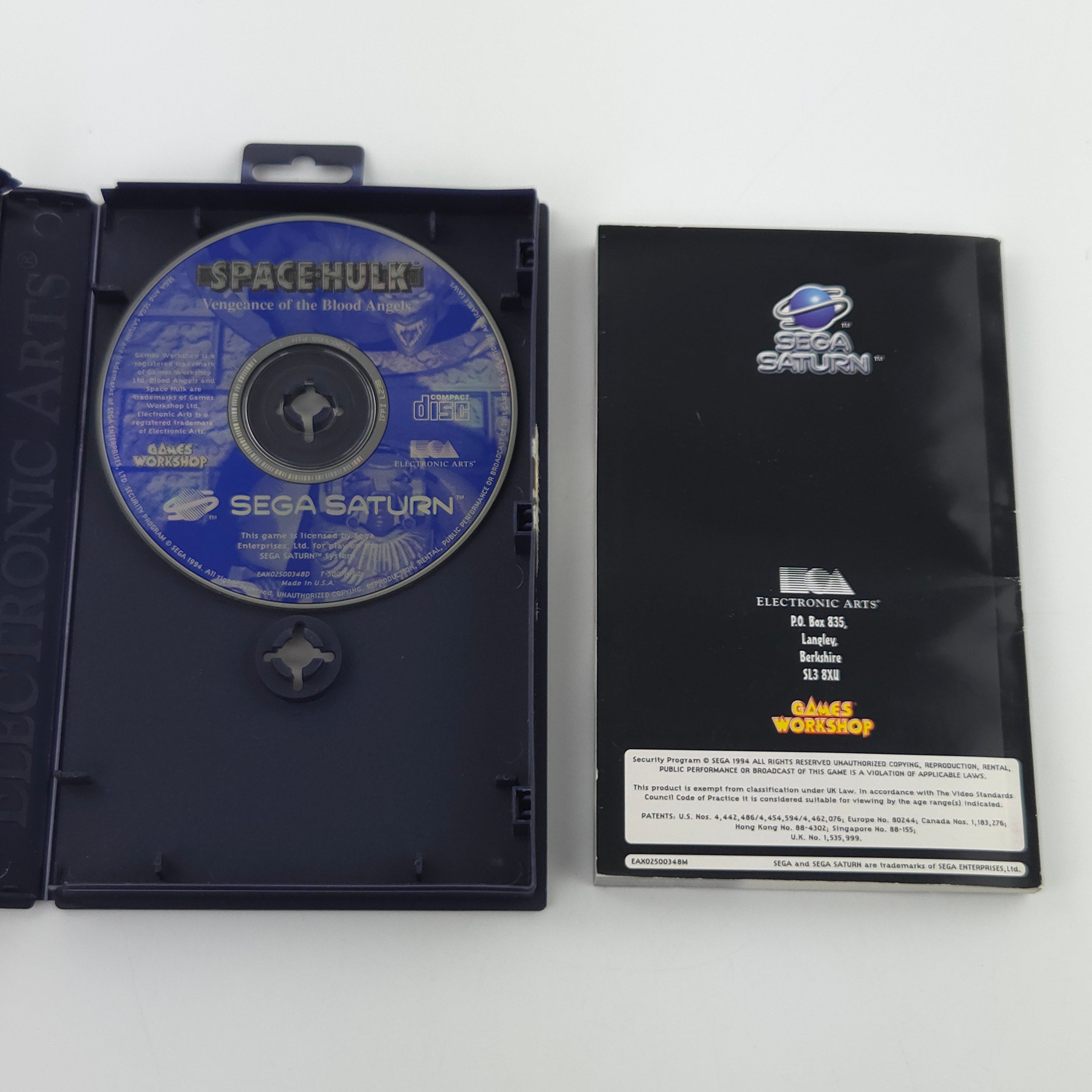 Sega Saturn Spiel Space Hulk Vengeance Blood Angels PAL