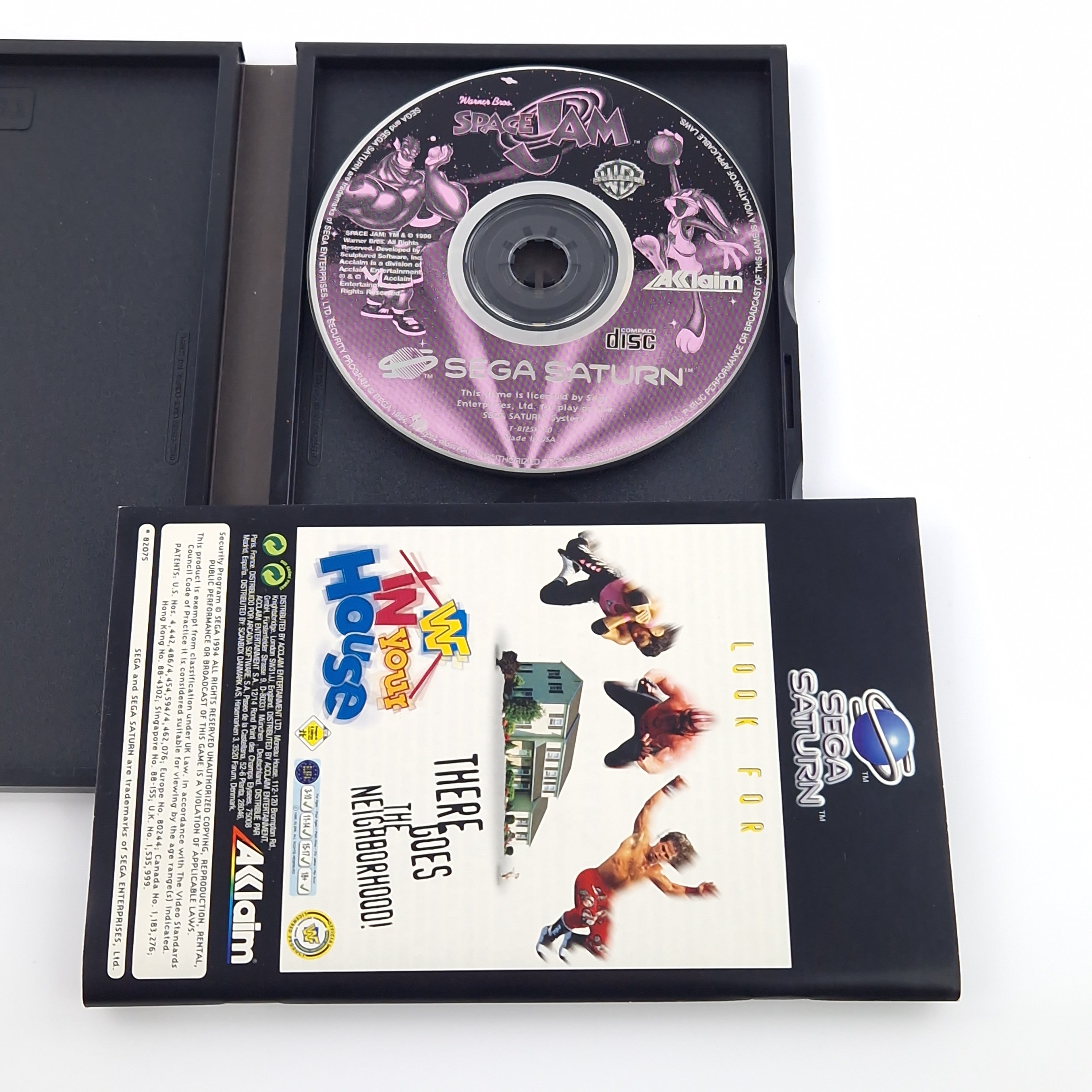 Sega Saturn Spiel – Space Jam OVP PAL Basketball