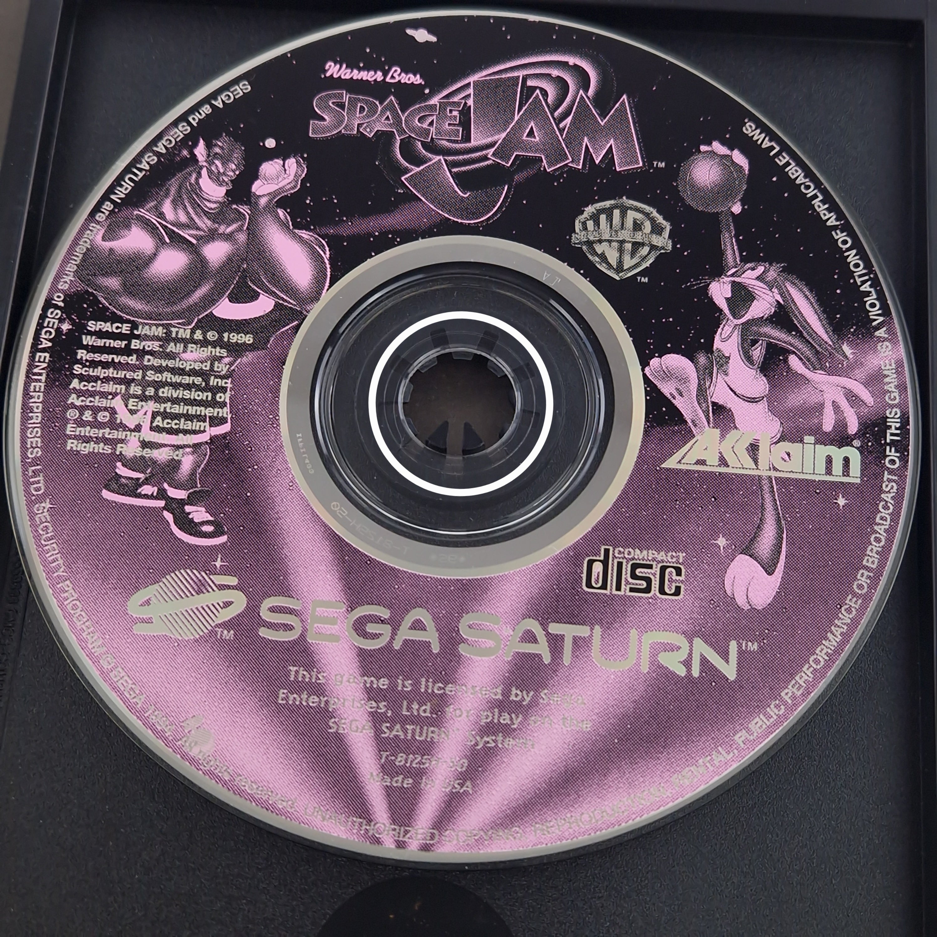Sega Saturn Spiel – Space Jam OVP PAL Basketball