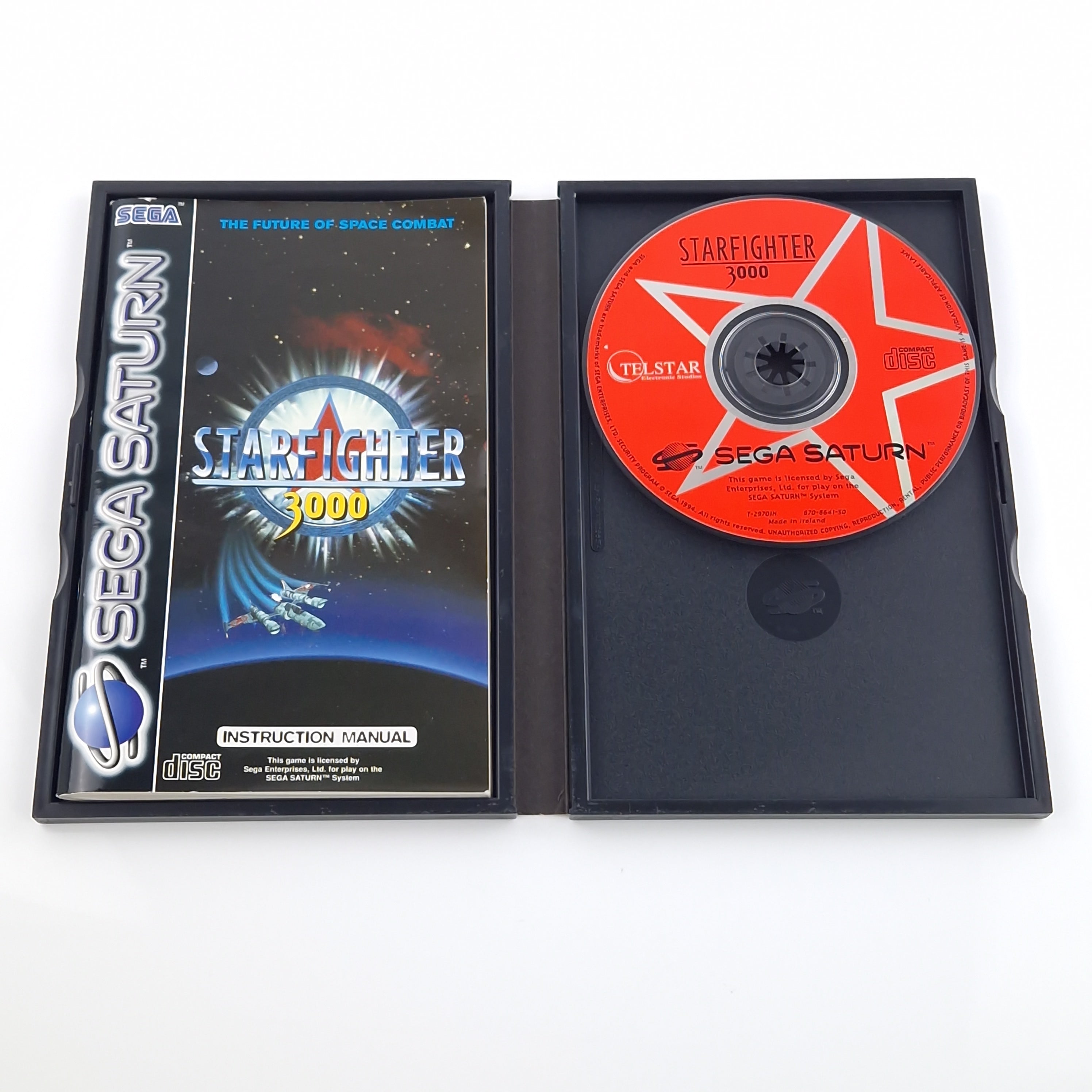 Sega Saturn Spiel – Starfighter 3000 OVP Anleitung