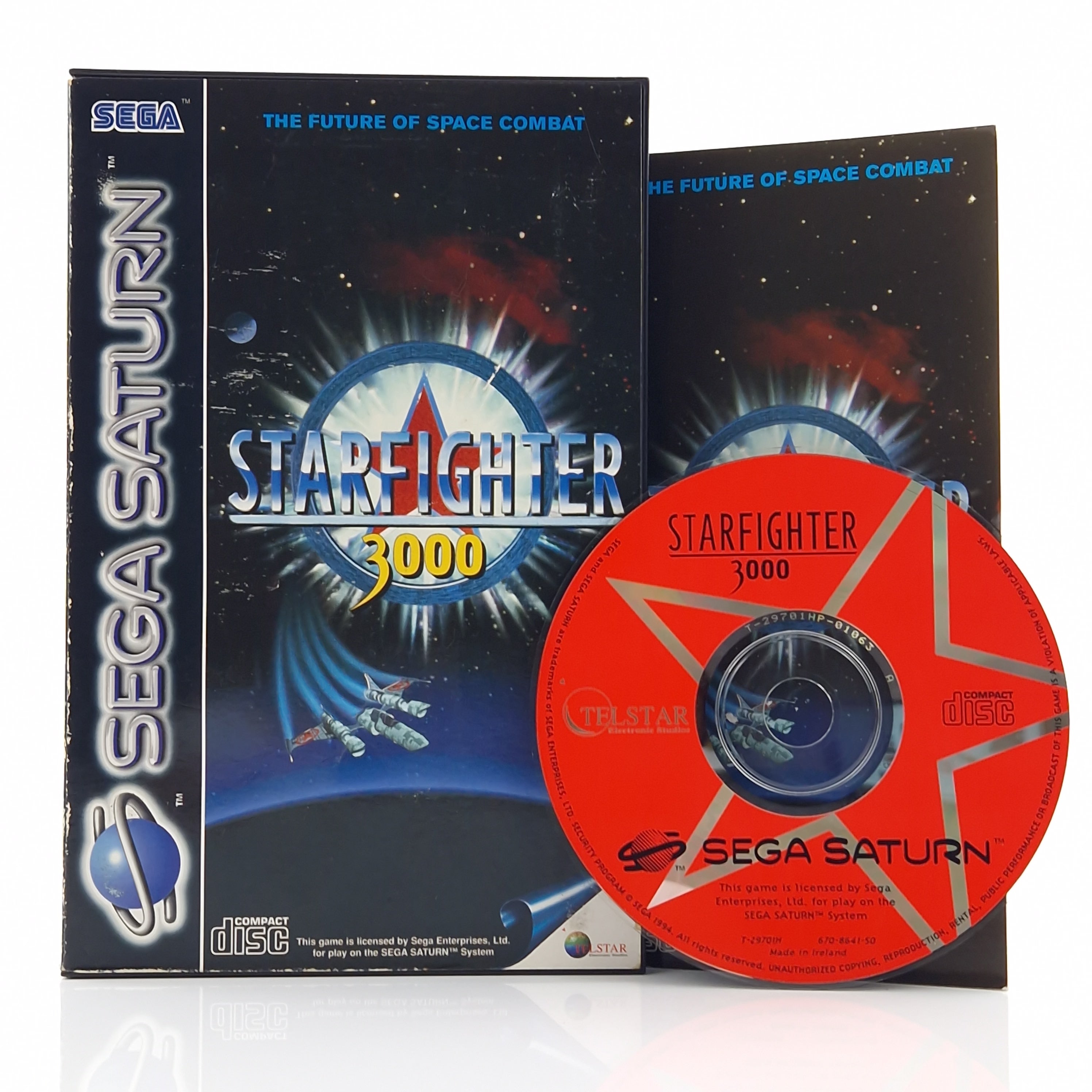 Sega Saturn Spiel – Starfighter 3000 OVP Anleitung