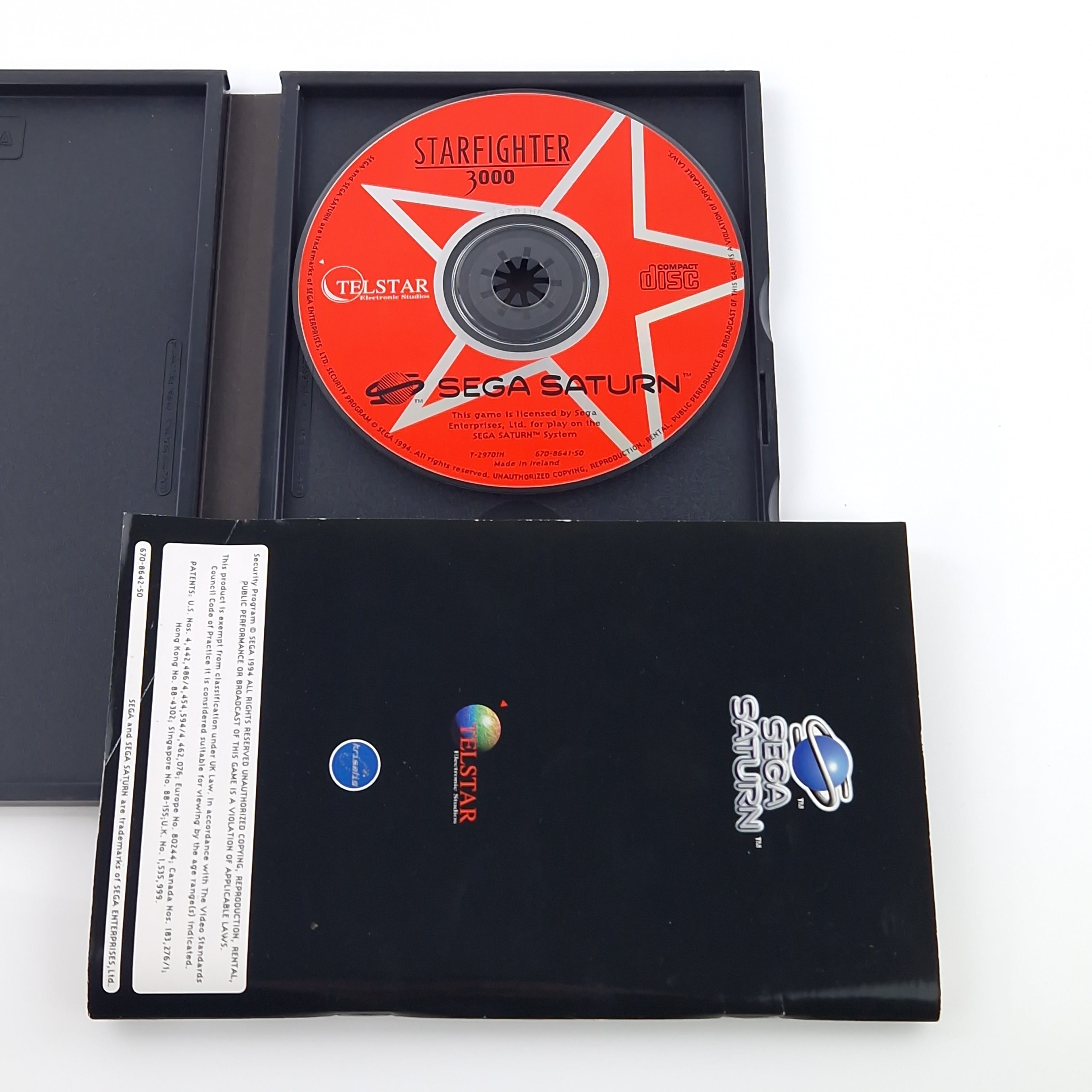 Sega Saturn Spiel – Starfighter 3000 OVP Anleitung