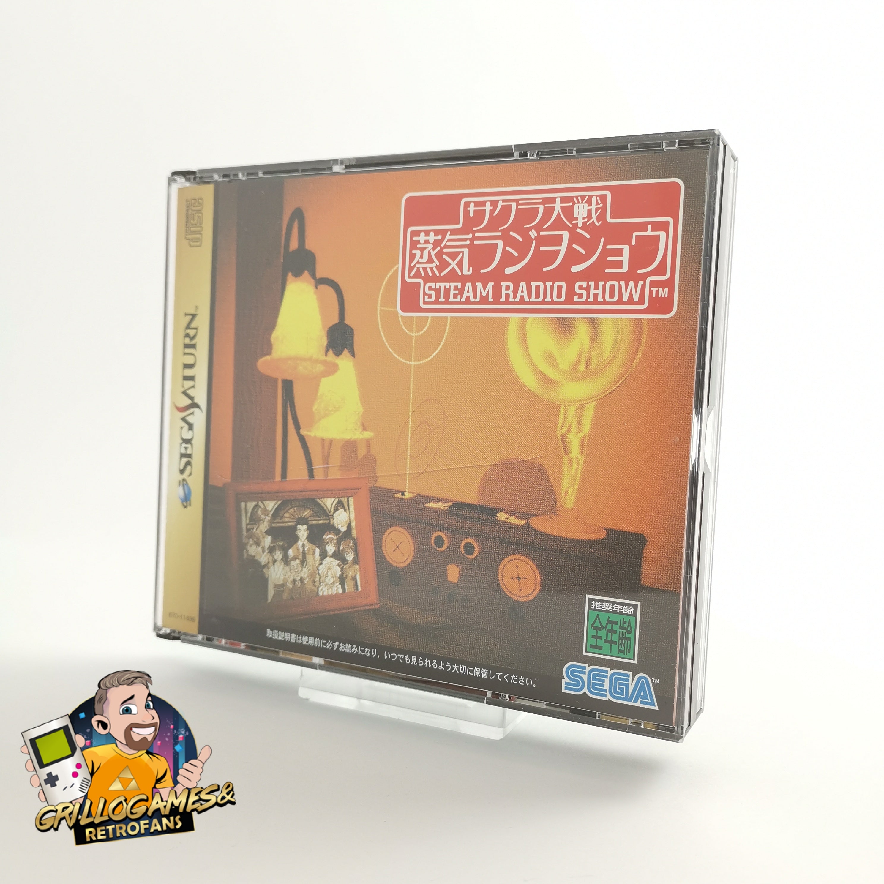 Sega Saturn Spiel – Steam Radio Show NTSC-J OVP