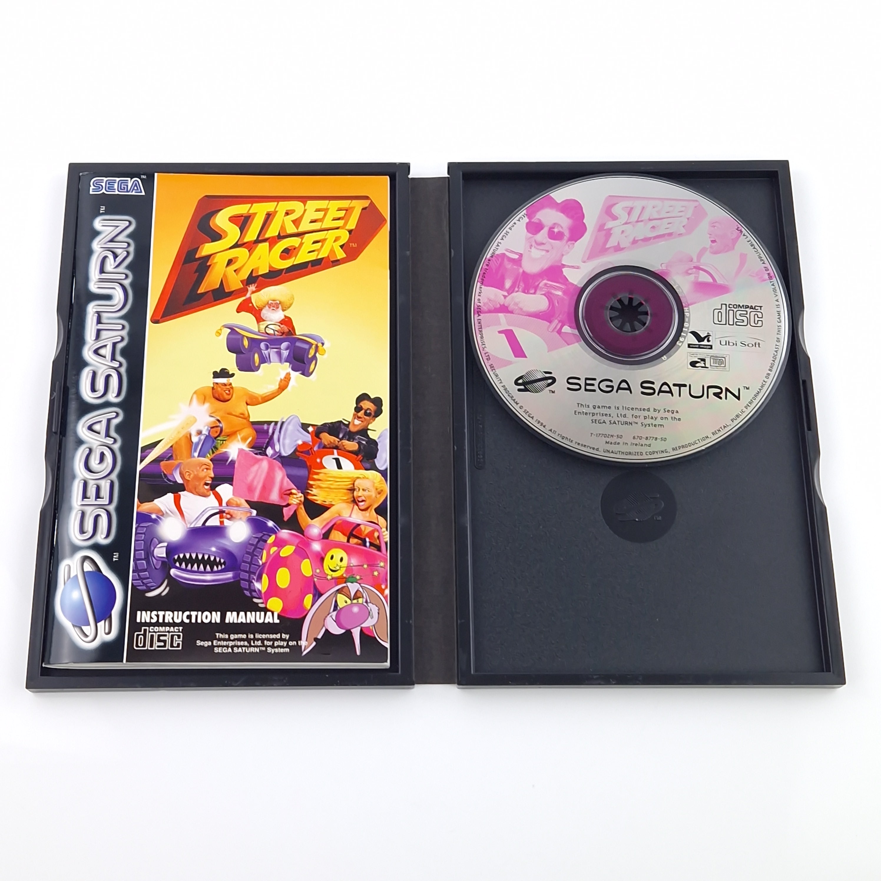 Sega Saturn Spiel – Street Racer CD Anleitung OVP PAL