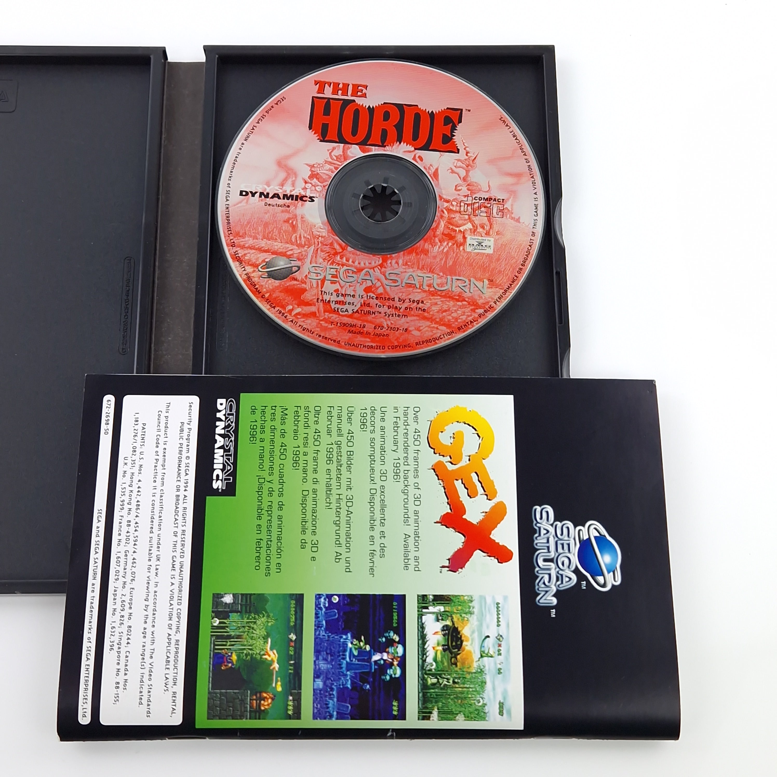 Sega Saturn Spiel – The Horde OVP PAL