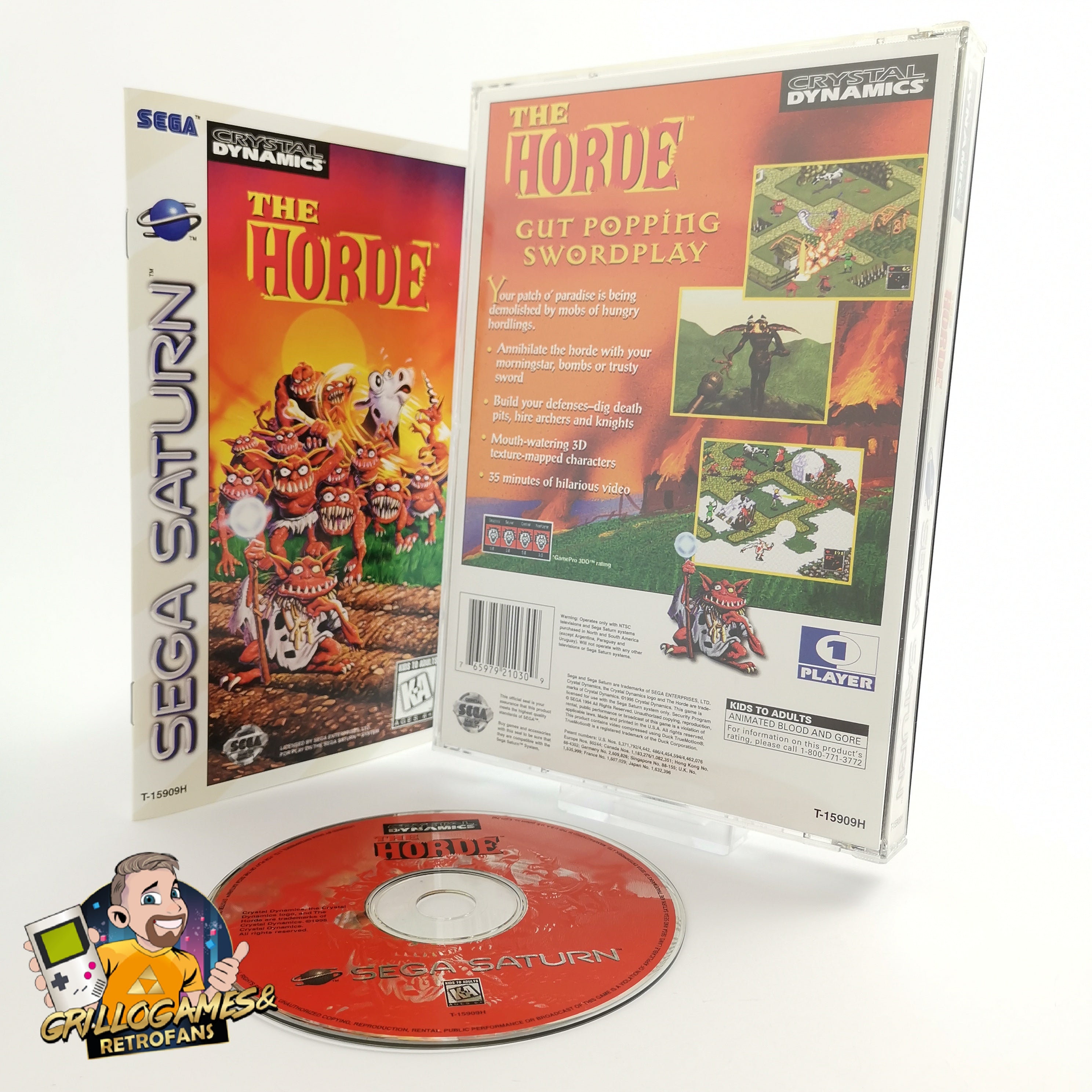 Sega Saturn Spiel – The Horde NTSC USA OVP