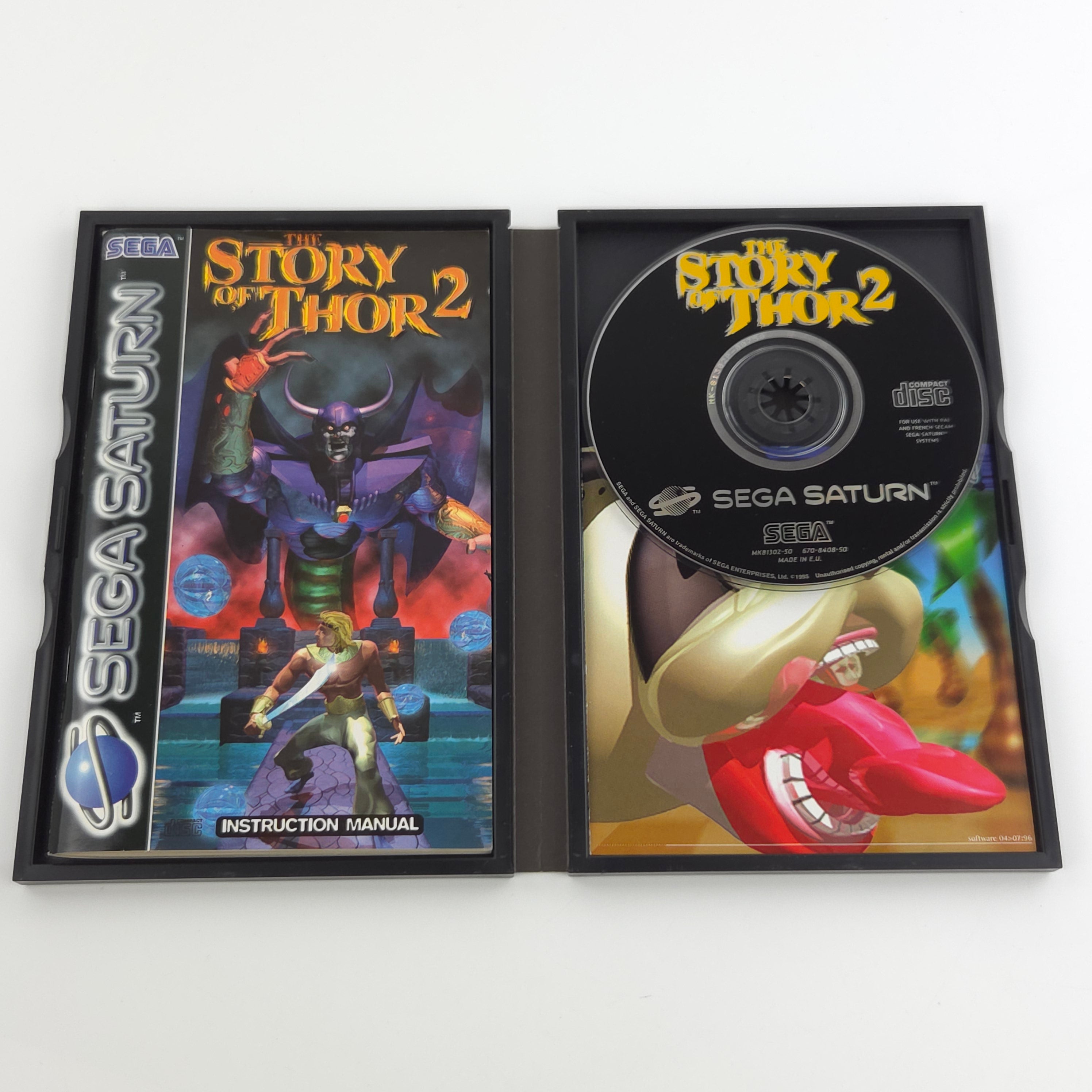 Sega Saturn Spiel – The Story of Thor 2 OVP PAL
