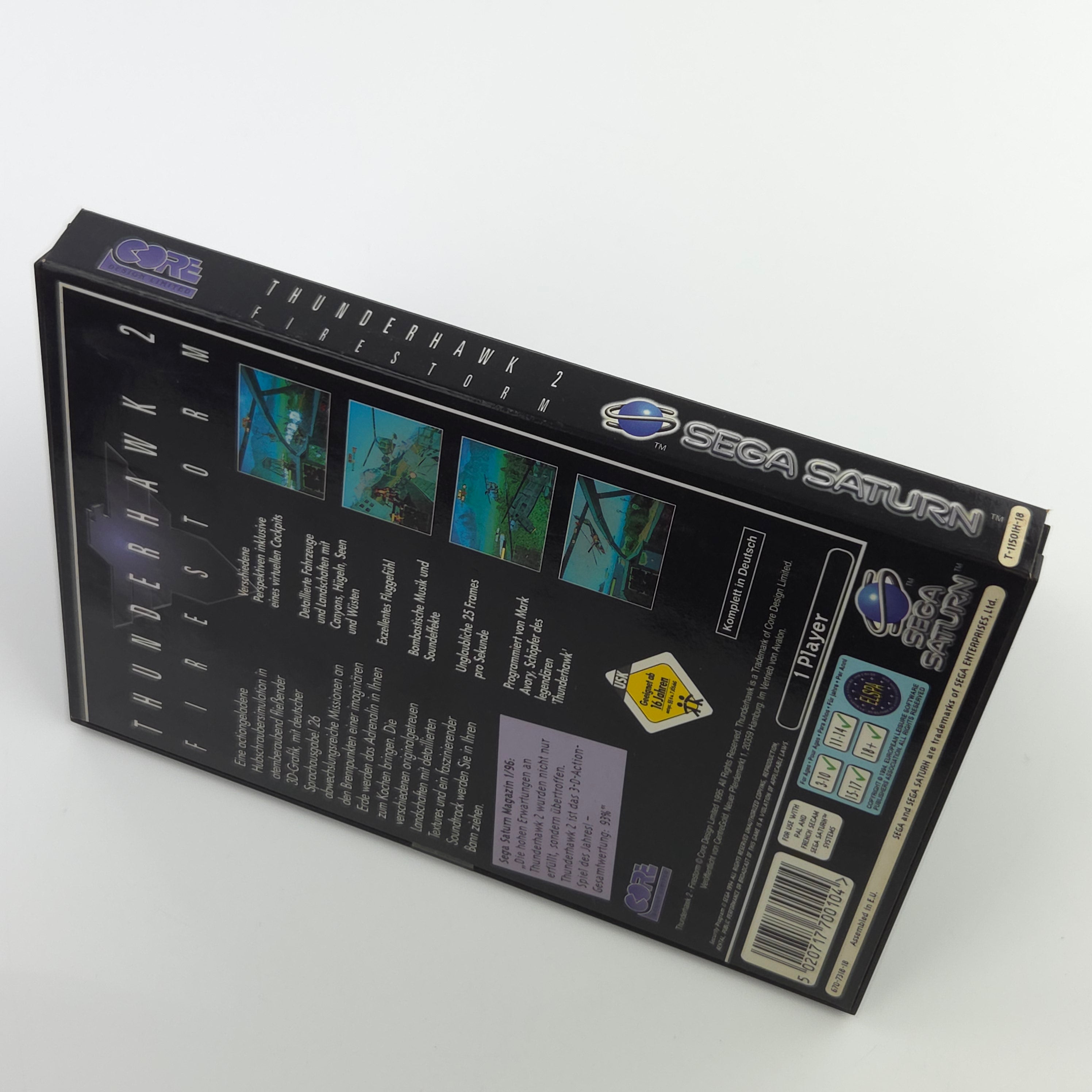 Sega Saturn Spiel – Thunderhawk 2 Firestorm OVP PAL