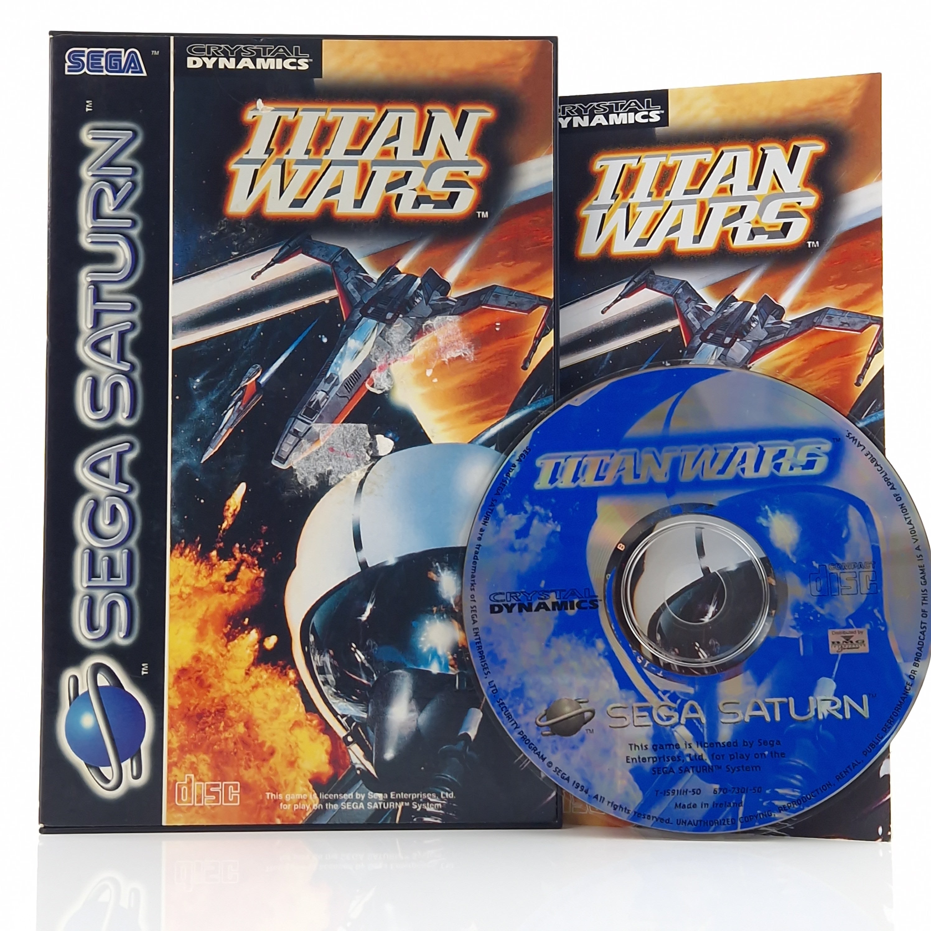 Sega Saturn Spiel – Titan Wars OVP PAL