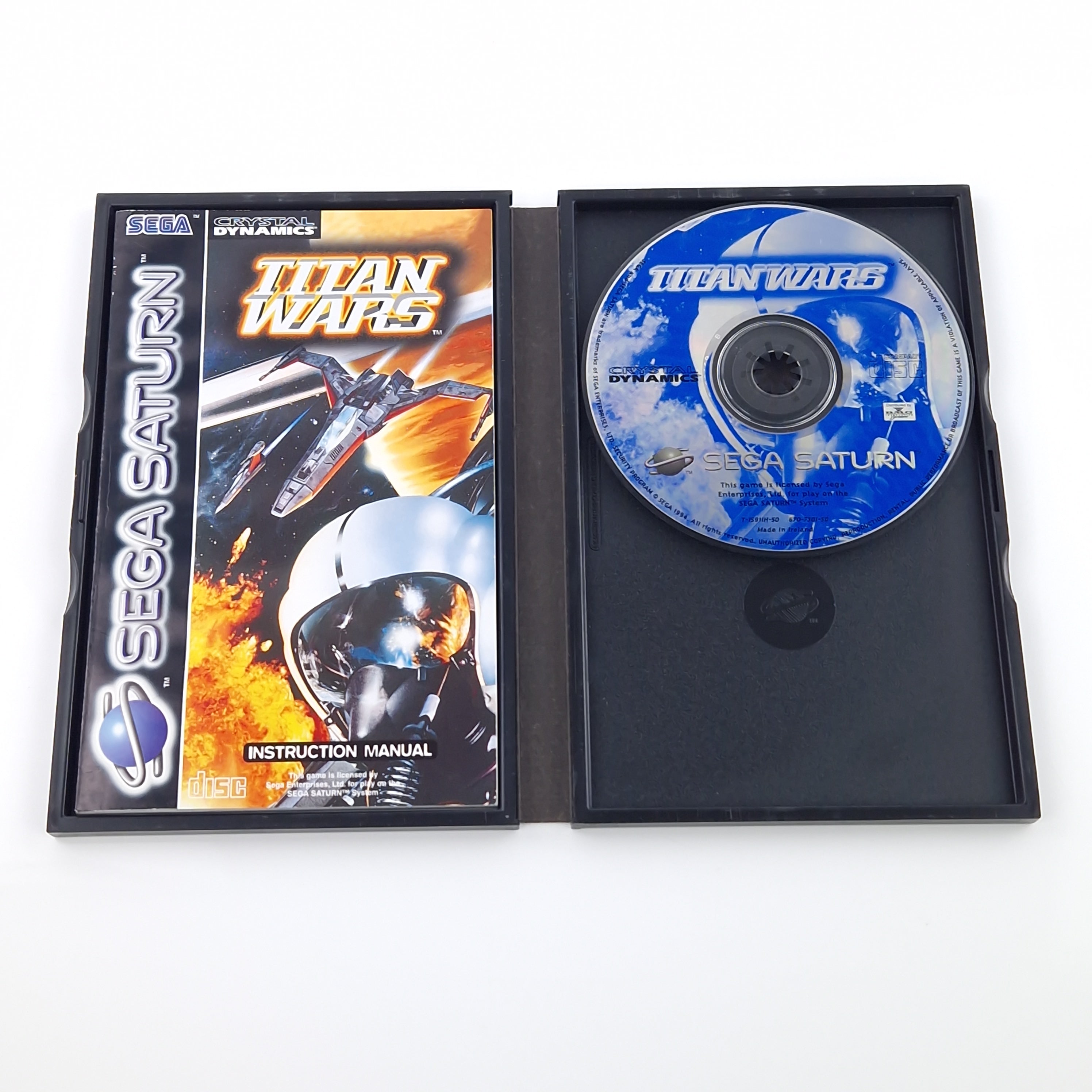 Sega Saturn Spiel – Titan Wars OVP PAL