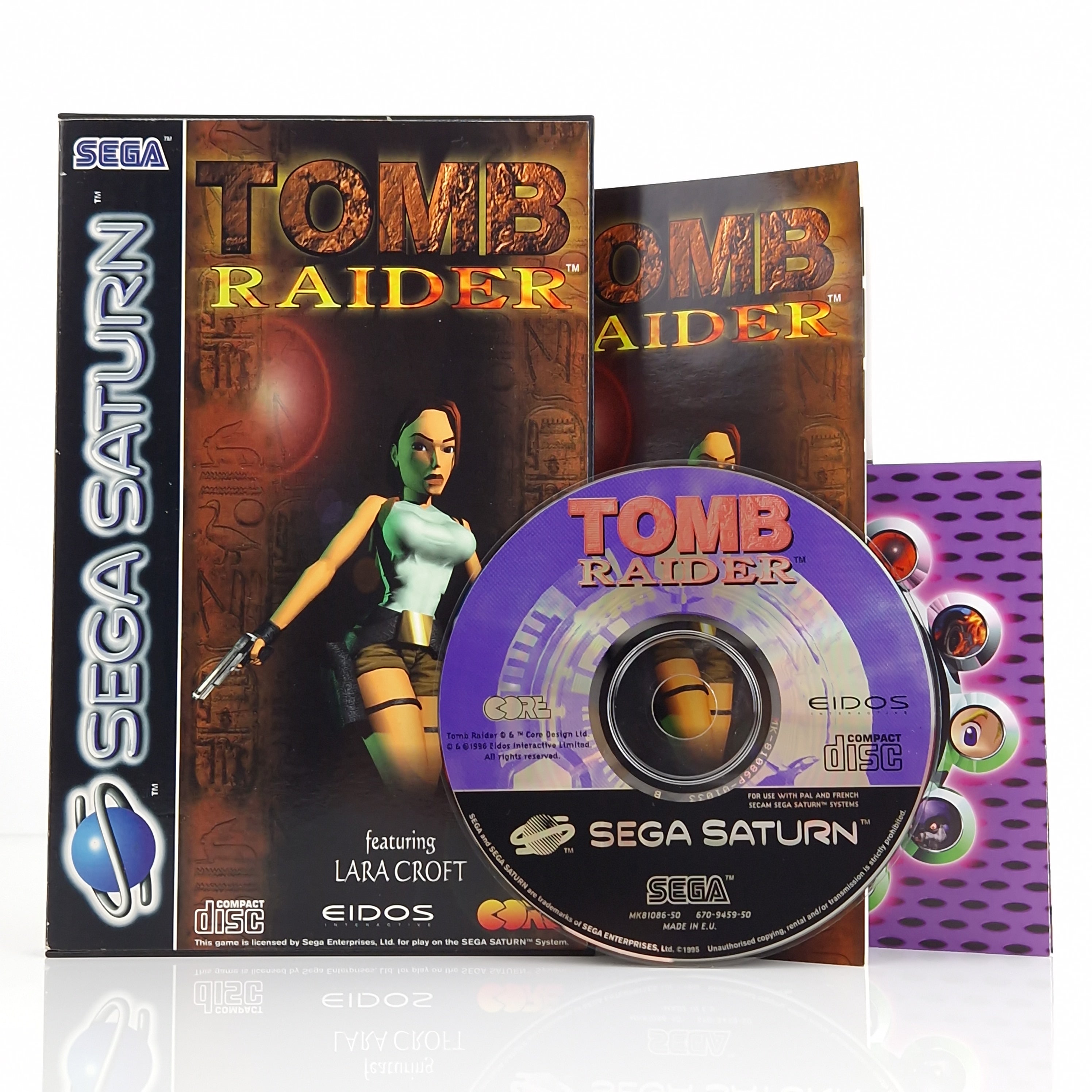 Sega Saturn Spiel – Tomb Raider Lara Croft (OVP PAL)
