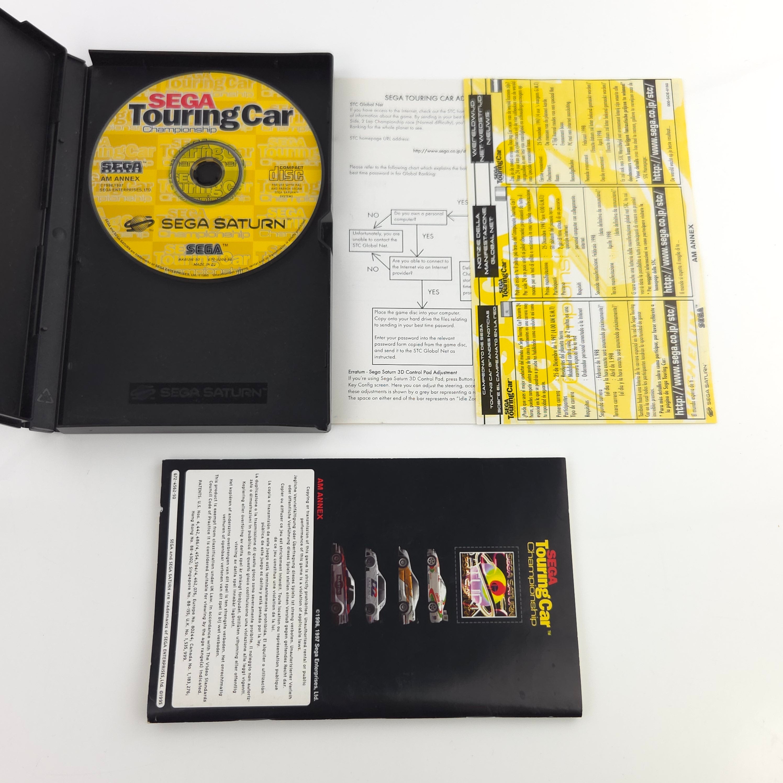 Sega Saturn Spiel – Touring Car Championship (PAL OVP)