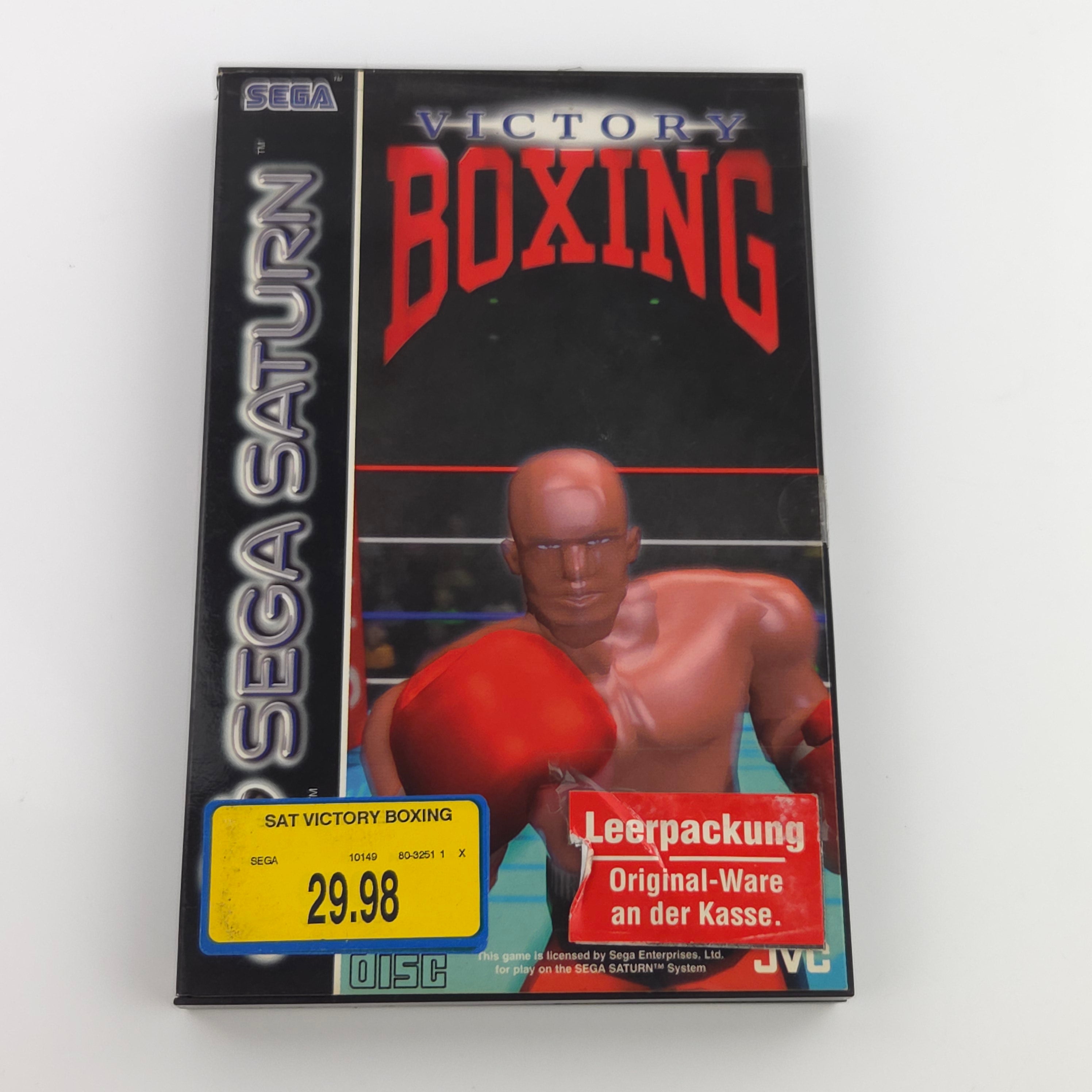 Sega Saturn Spiel – Victory Boxing OVP PAL