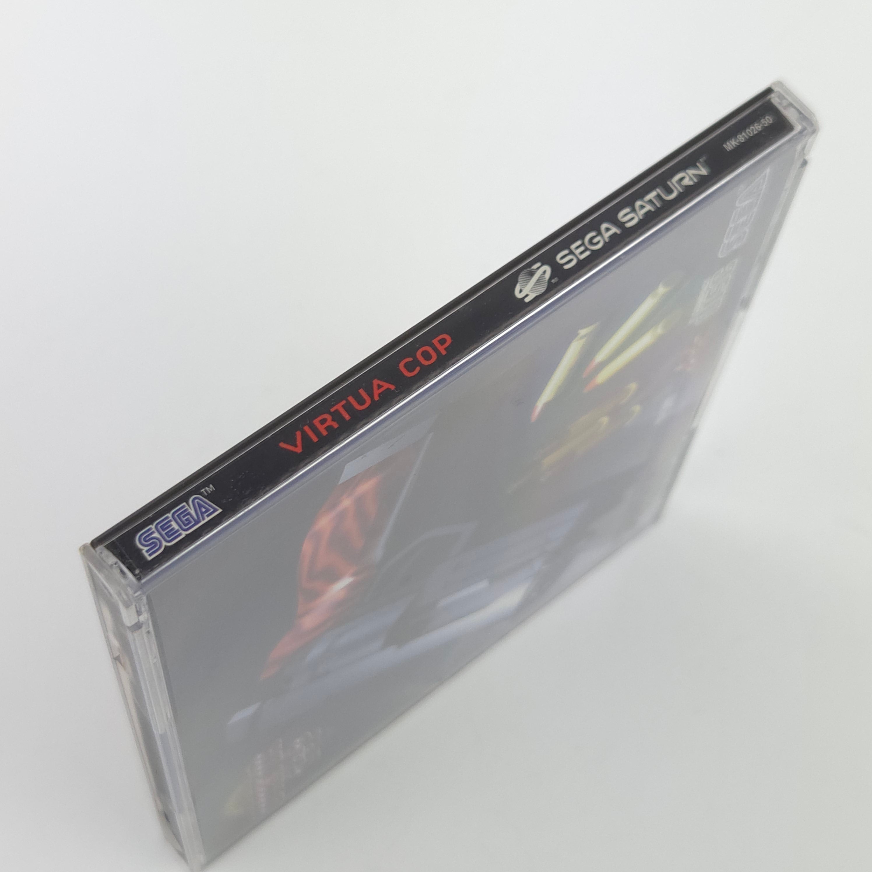 Sega Saturn Spiel – Virtua Cop Jewel Case OVP PAL EUR